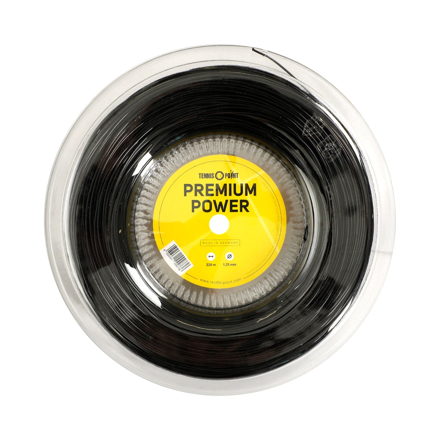 Tennis-Point Premium Power String Reel 220m-Black Tennis-Point Premium Power String Reel 220m-Black
