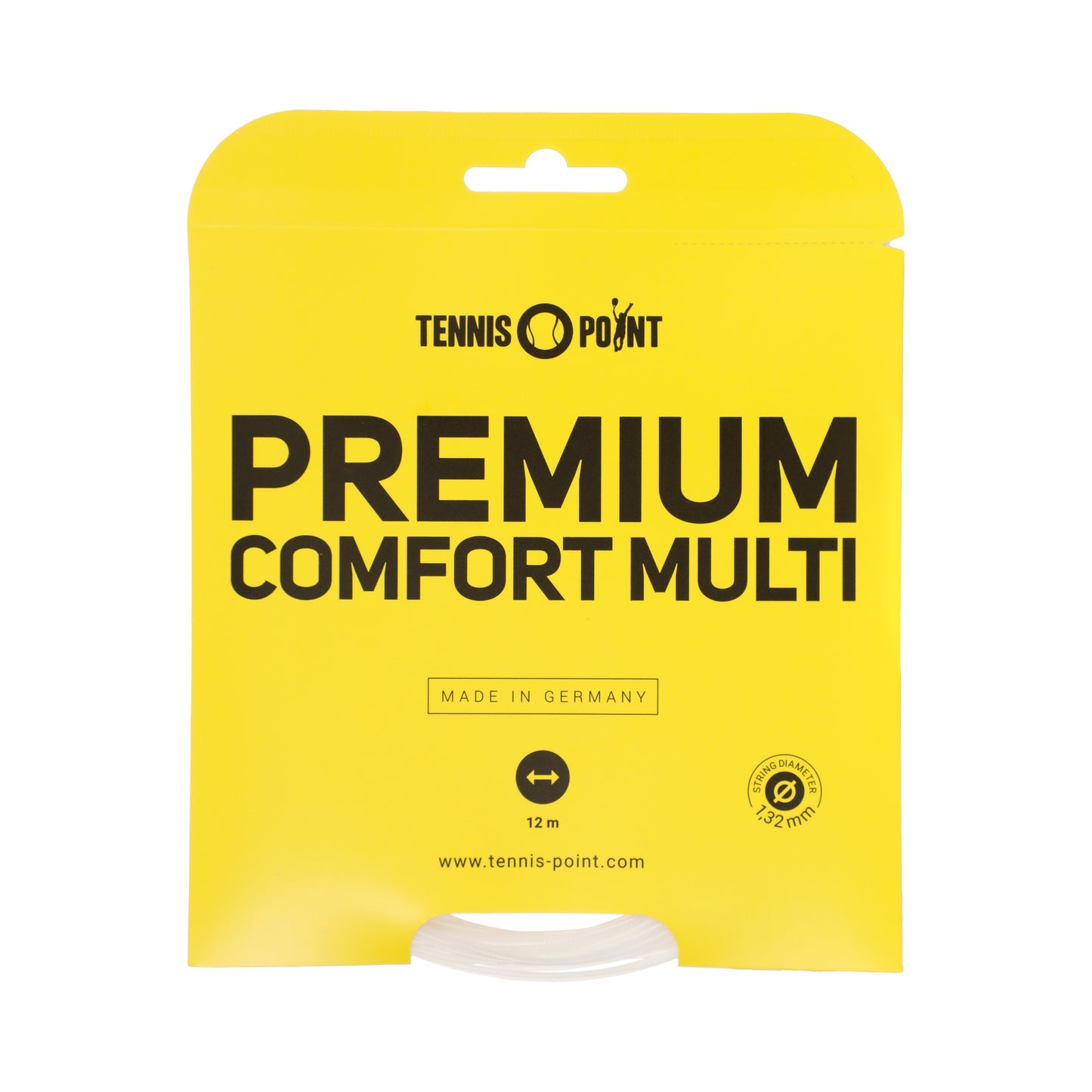 Tennis-Point Premium Comfort Multi String Set 12m-White Tennis-Point Premium Comfort Multi String Set 12m-White