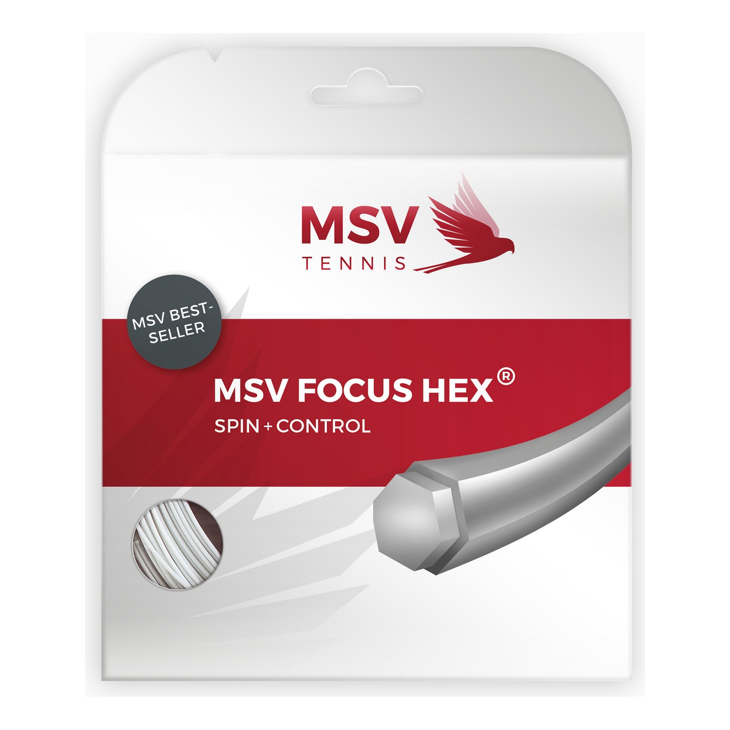 MSV Focus-HEX String Set 12m-White MSV Focus-HEX String Set 12m-White