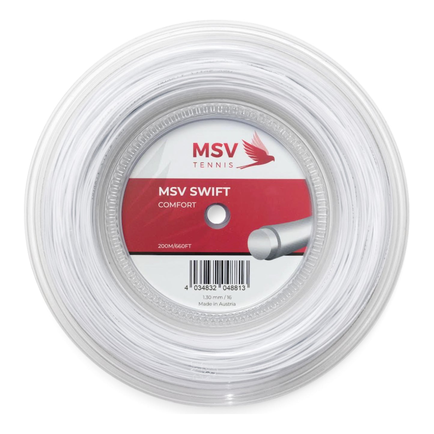 MSV Swift String Reel 200m-White MSV Swift String Reel 200m-White