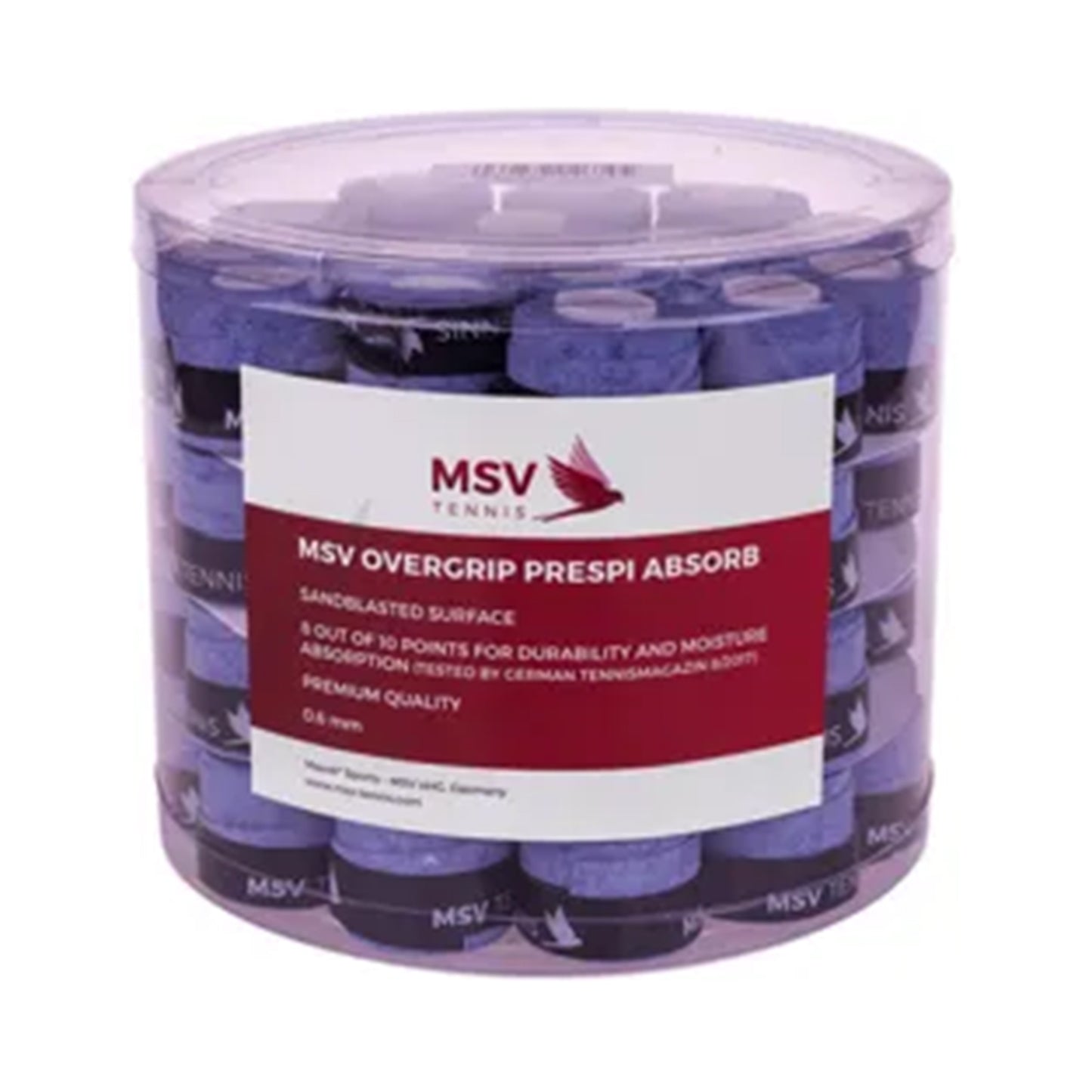 MSV Overgrip Prespi 60 Pack-Light Blue MSV Overgrip Prespi 60 Pack-Light Blue