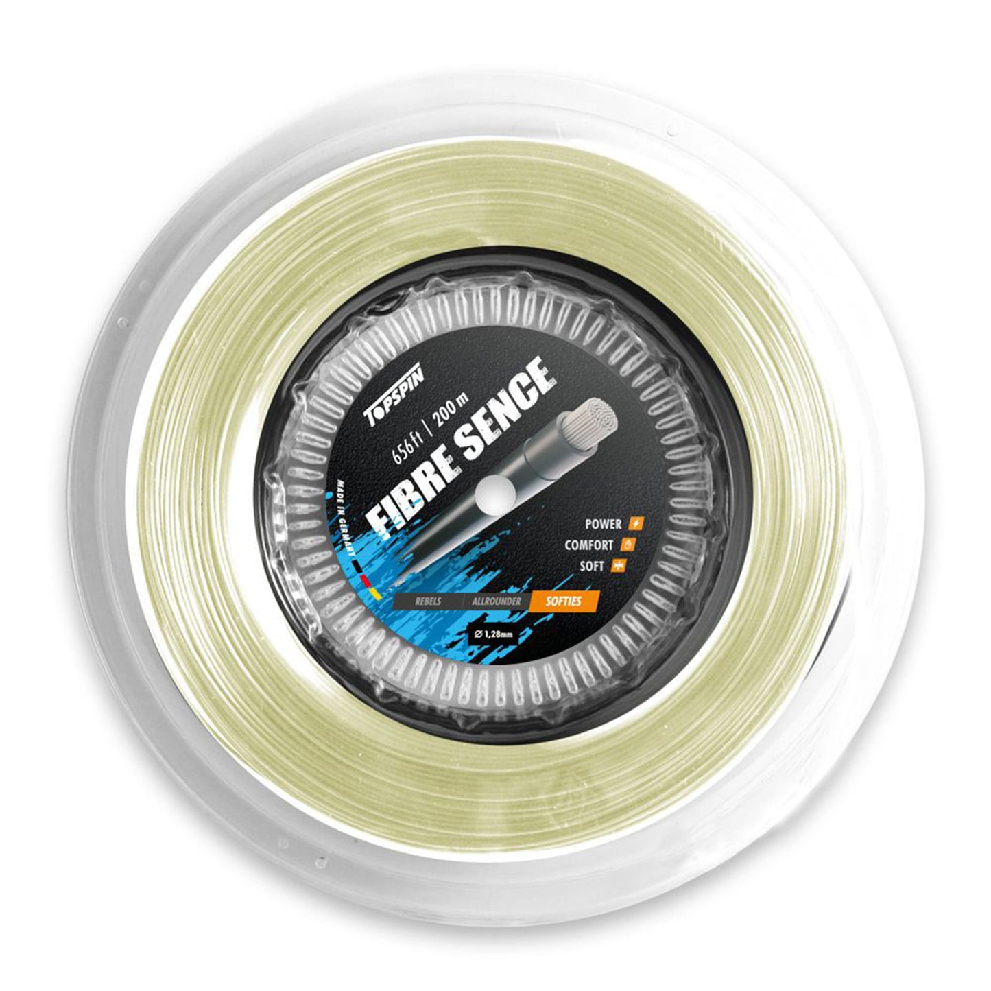 Topspin Fibre Sence 200m String Reel-Ecru Topspin Fibre Sence 200m String Reel-Ecru