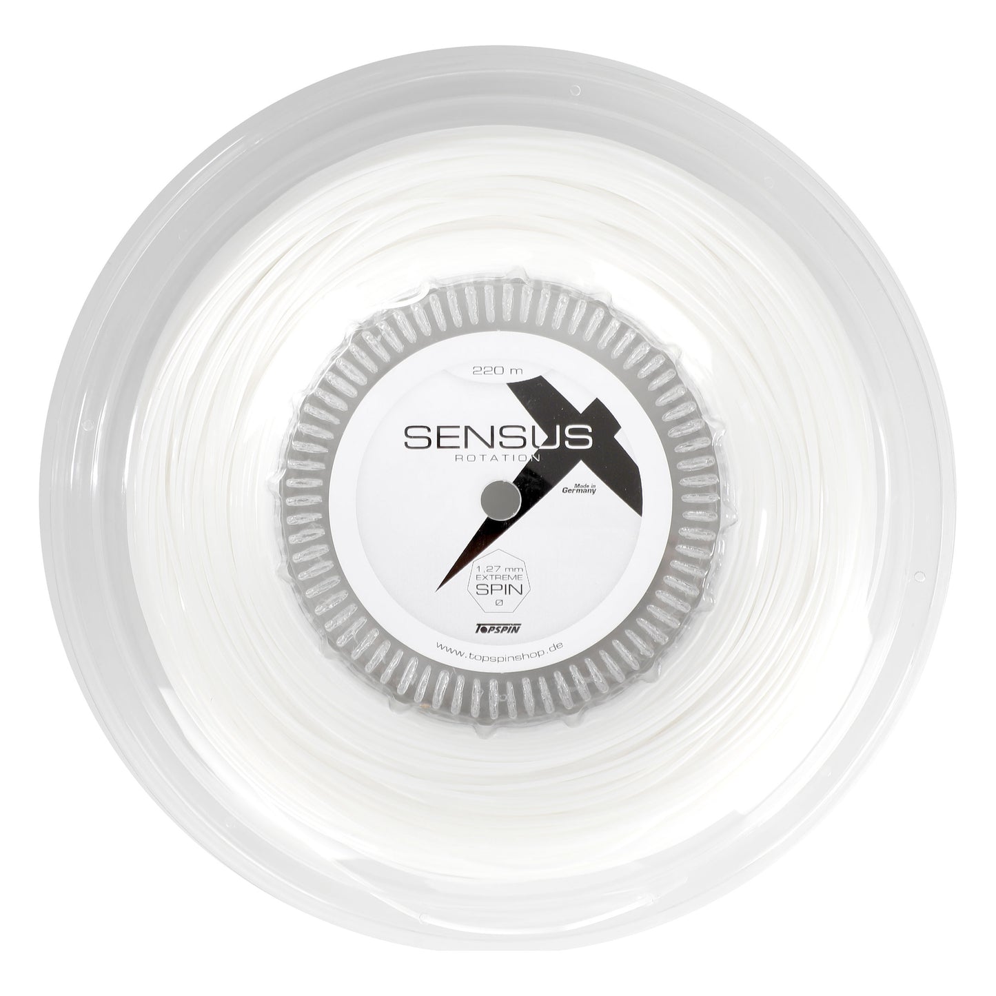 Topspin Sensus Rotation 220m String Reel-White Topspin Sensus Rotation 220m String Reel-White