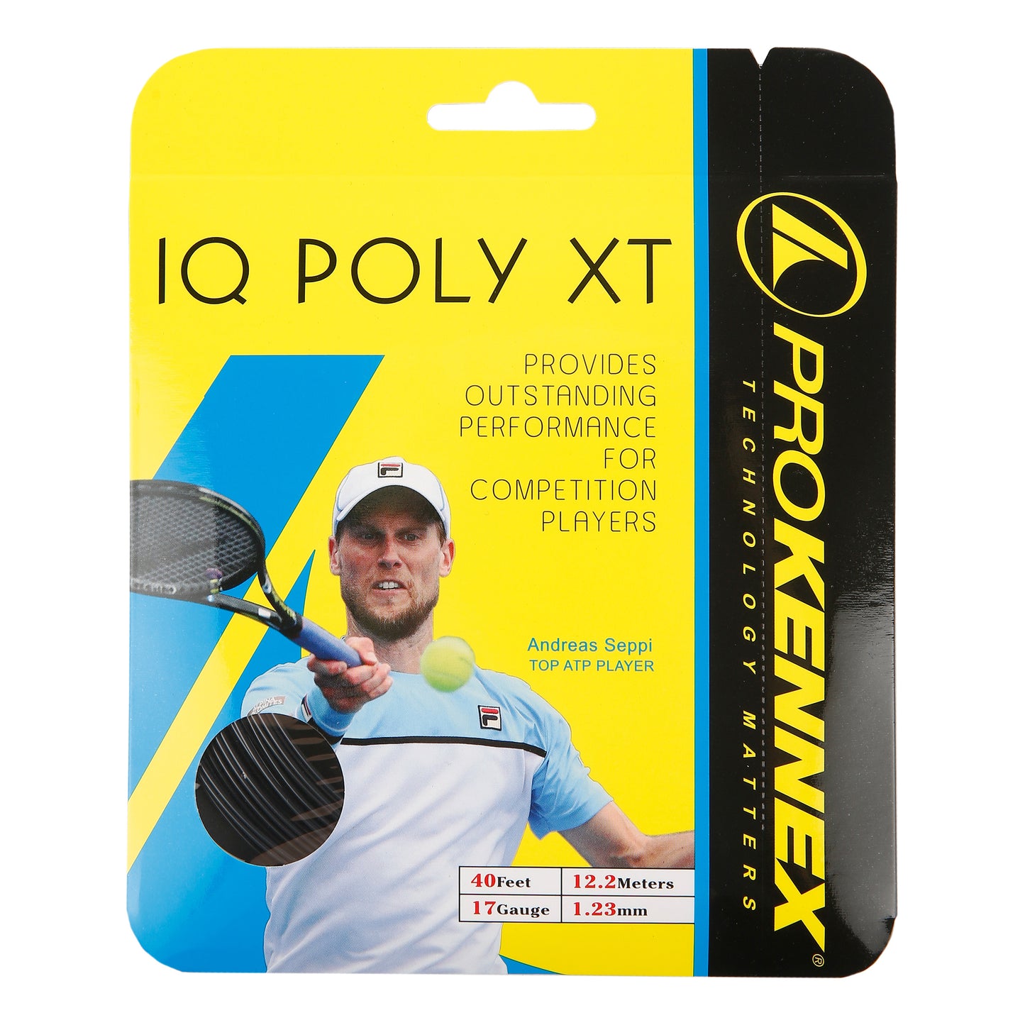 PROKENNEX IQ Poly XT String set 12,2m - black PROKENNEX IQ Poly XT String set 12,2m - black