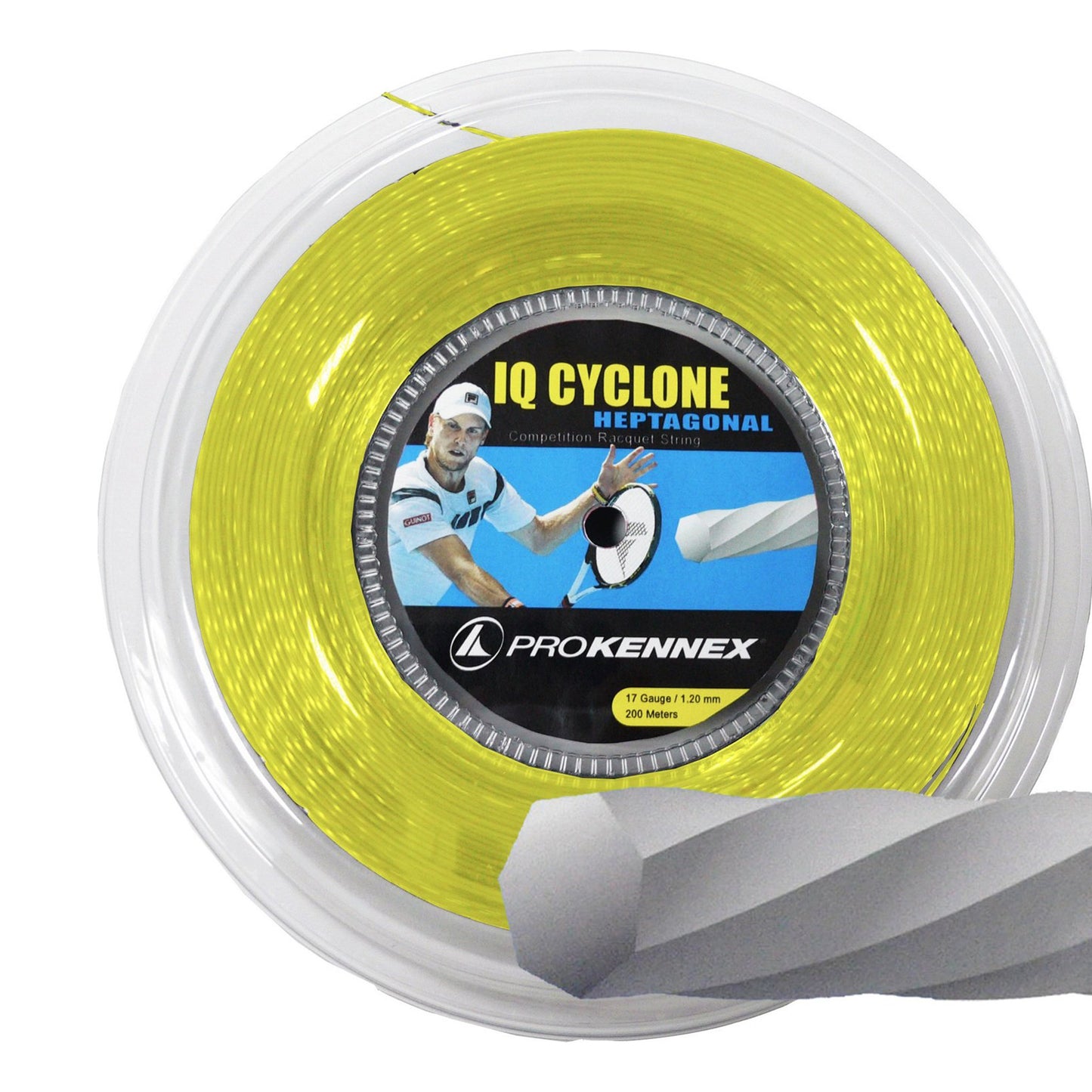 PROKENNEX IQ Cyclone String Reel 200m-Yellow PROKENNEX IQ Cyclone String Reel 200m-Yellow