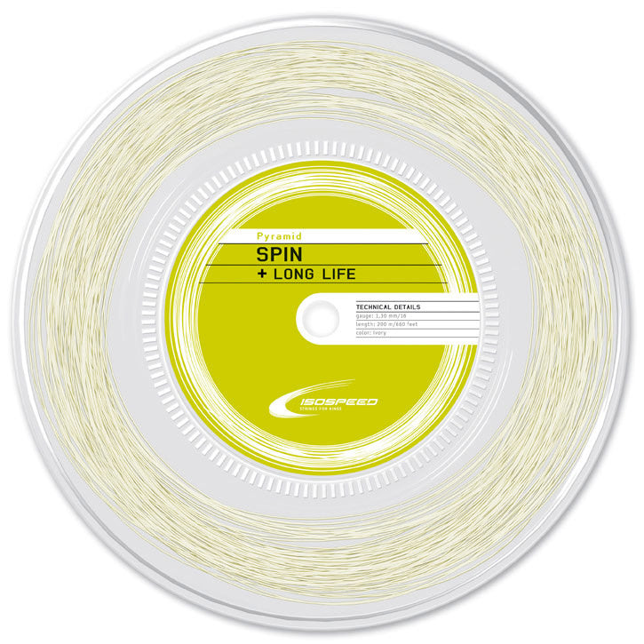 Isospeed Pyramid String Reel 200m-White Isospeed Pyramid String Reel 200m-White