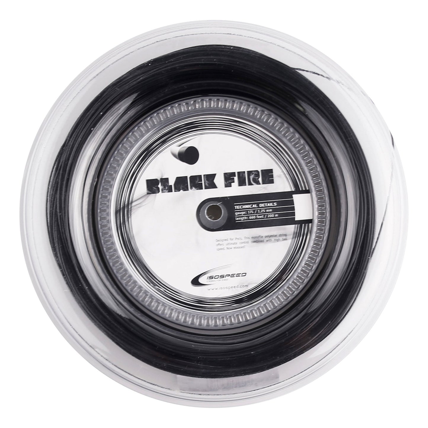 Isospeed Black Fire String Reel 200m-Black Isospeed Black Fire String Reel 200m-Black
