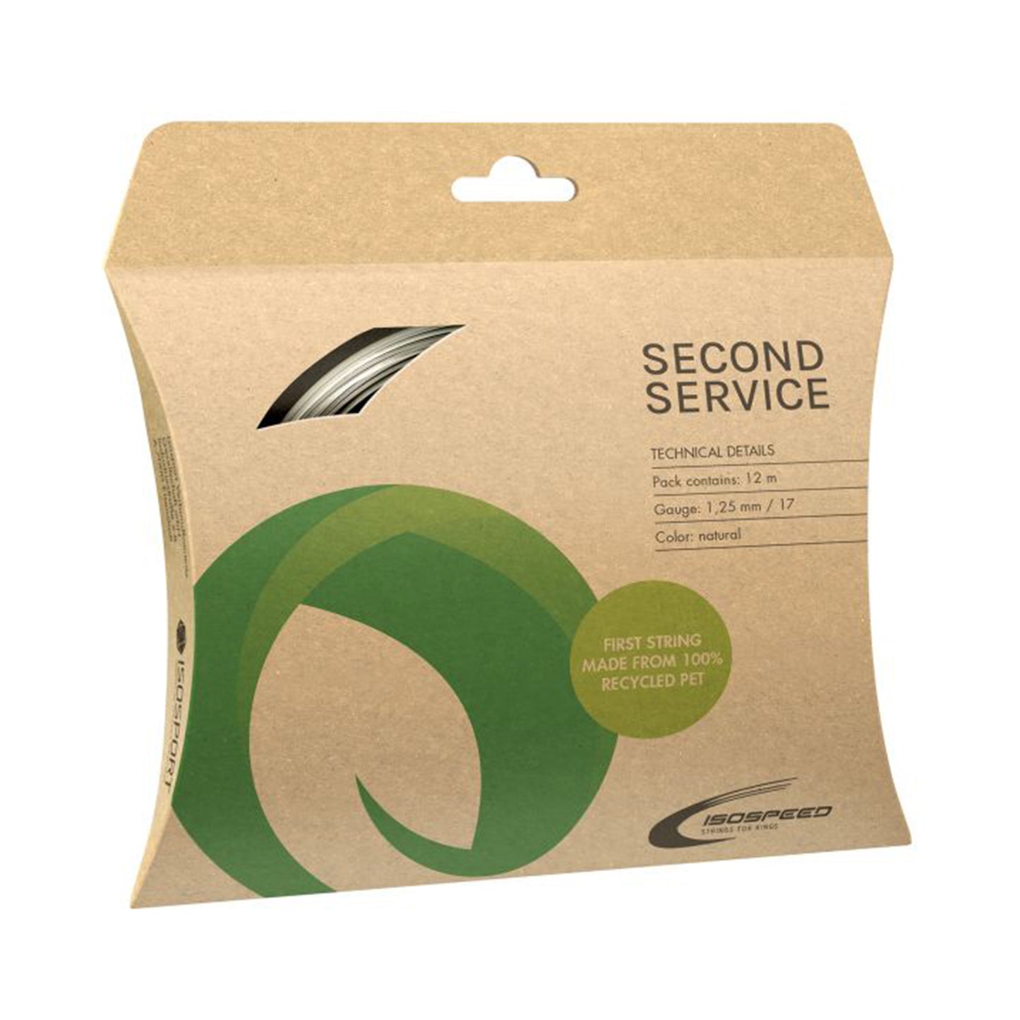 Isospeed Second Service String Set 12m-Ecru Isospeed Second Service String Set 12m-Ecru