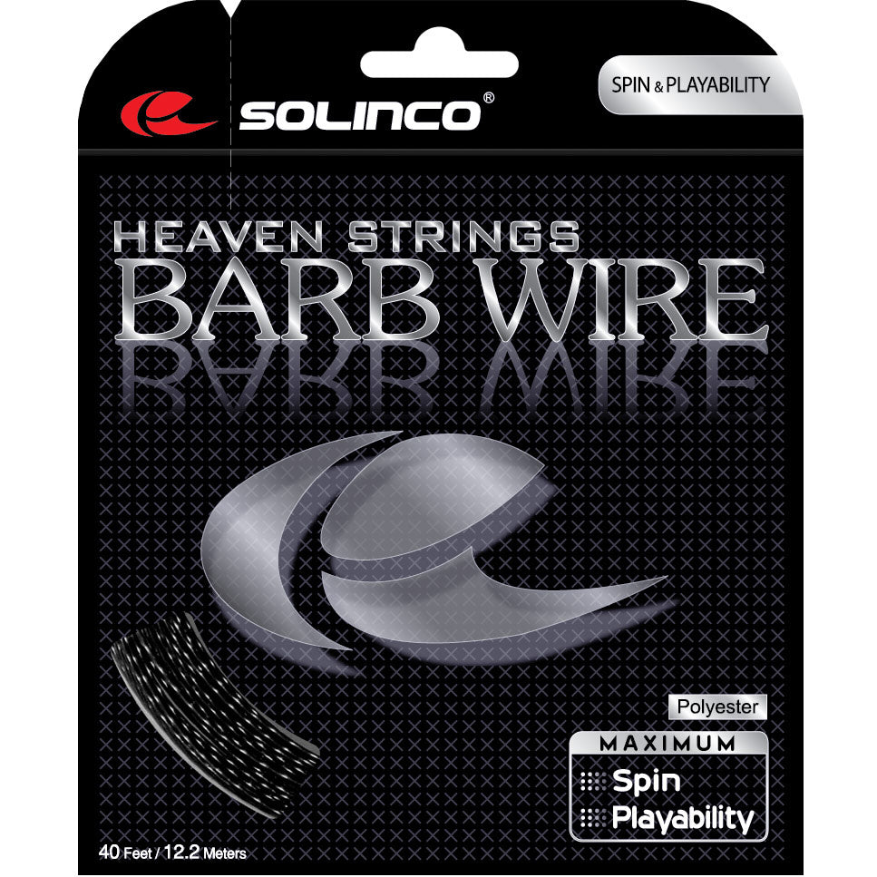 Solinco Barb Wire String Set 12,2m-Black Solinco Barb Wire String Set 12,2m-Black
