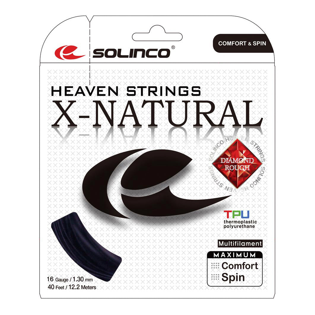 Solinco X-Natural String Set 12,2m-Black Solinco X-Natural String Set 12,2m-Black