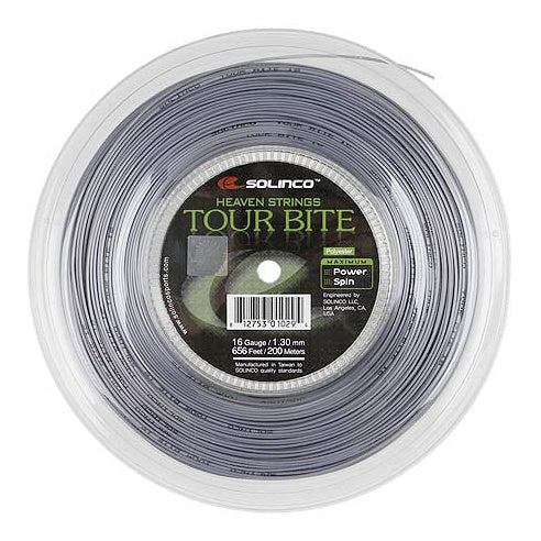 Solinco Tour Bite String Reel 100m-Silver Solinco Tour Bite String Reel 100m-Silver