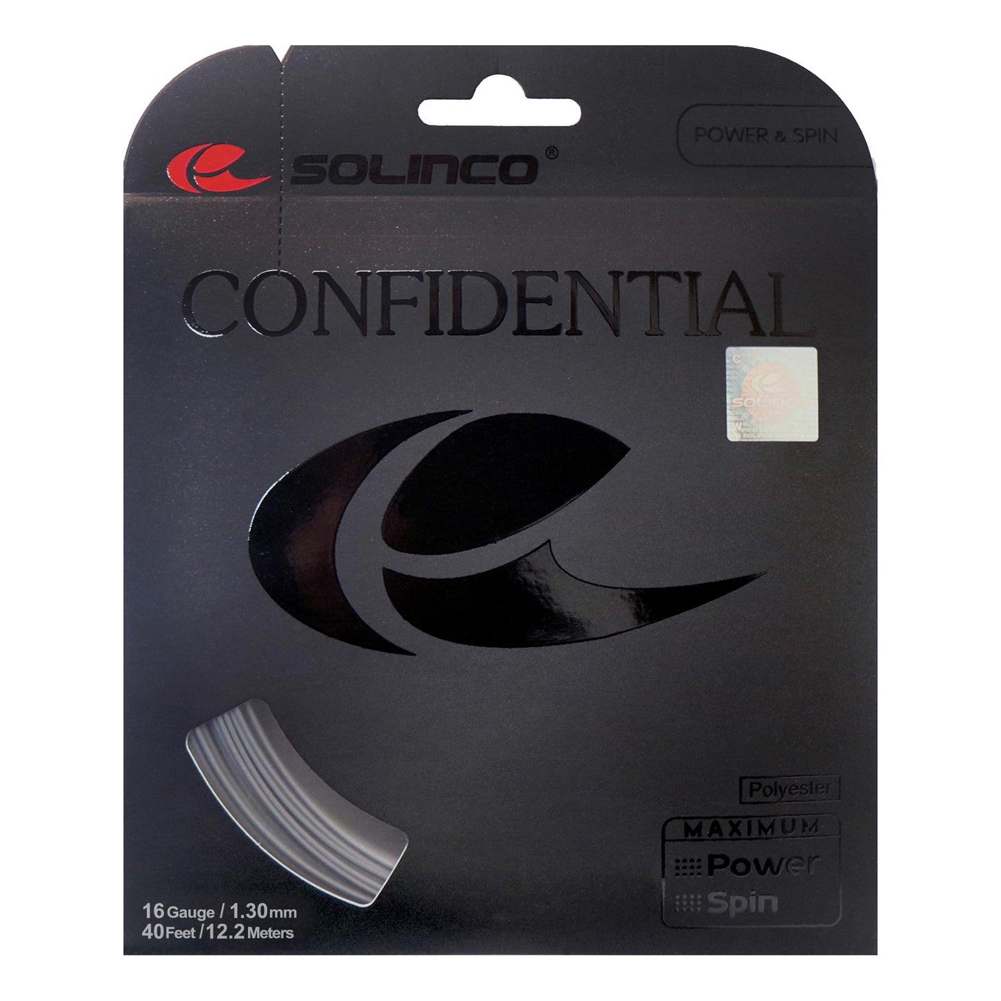 Solinco Confidential String Set 12,2m-Dark Grey Solinco Confidential String Set 12,2m-Dark Grey