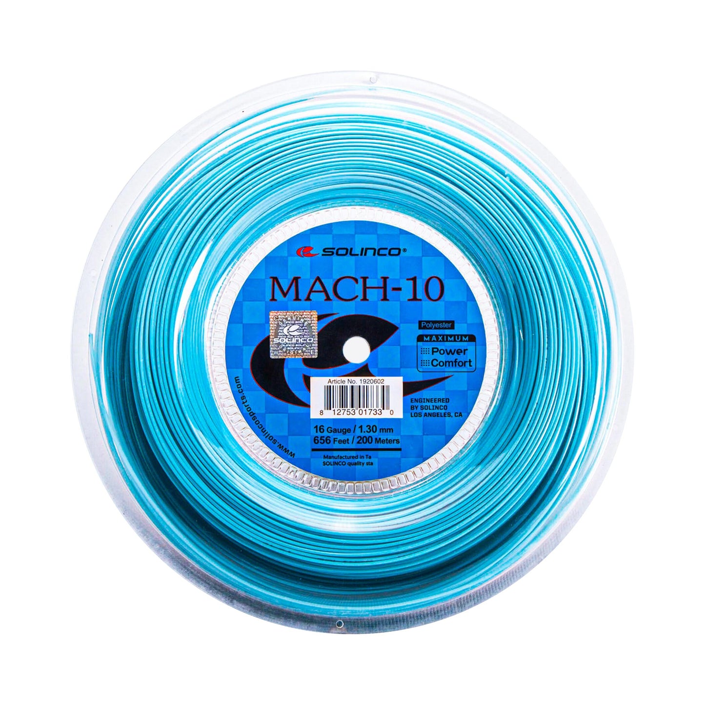 Solinco Mach 10 String Reel 200m-Blue Solinco Mach 10 String Reel 200m-Blue