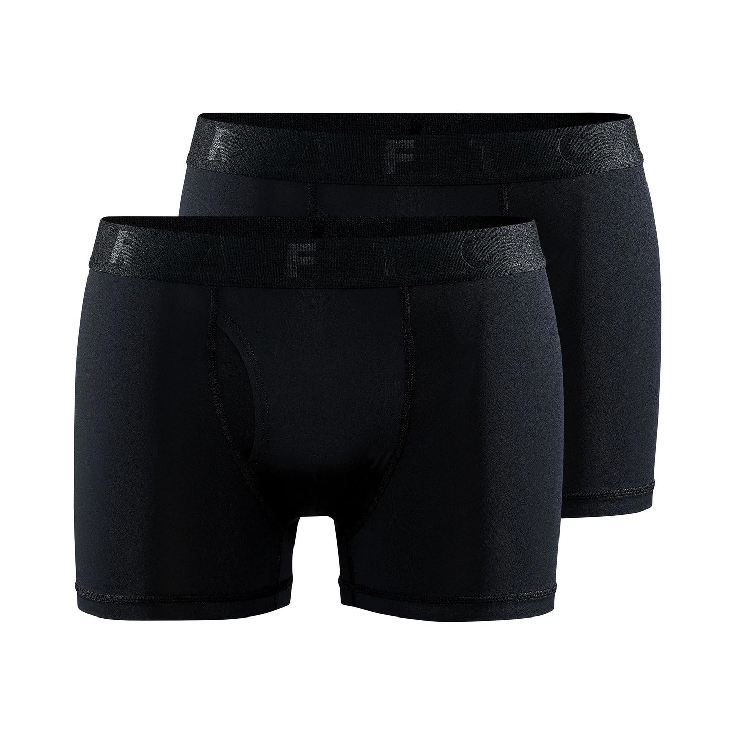 Craft Core Dry 3-Inch Boxer Shorts 2 Pack Men-Black Craft Core Dry 3-Inch Boxer Shorts 2 Pack Men-Black