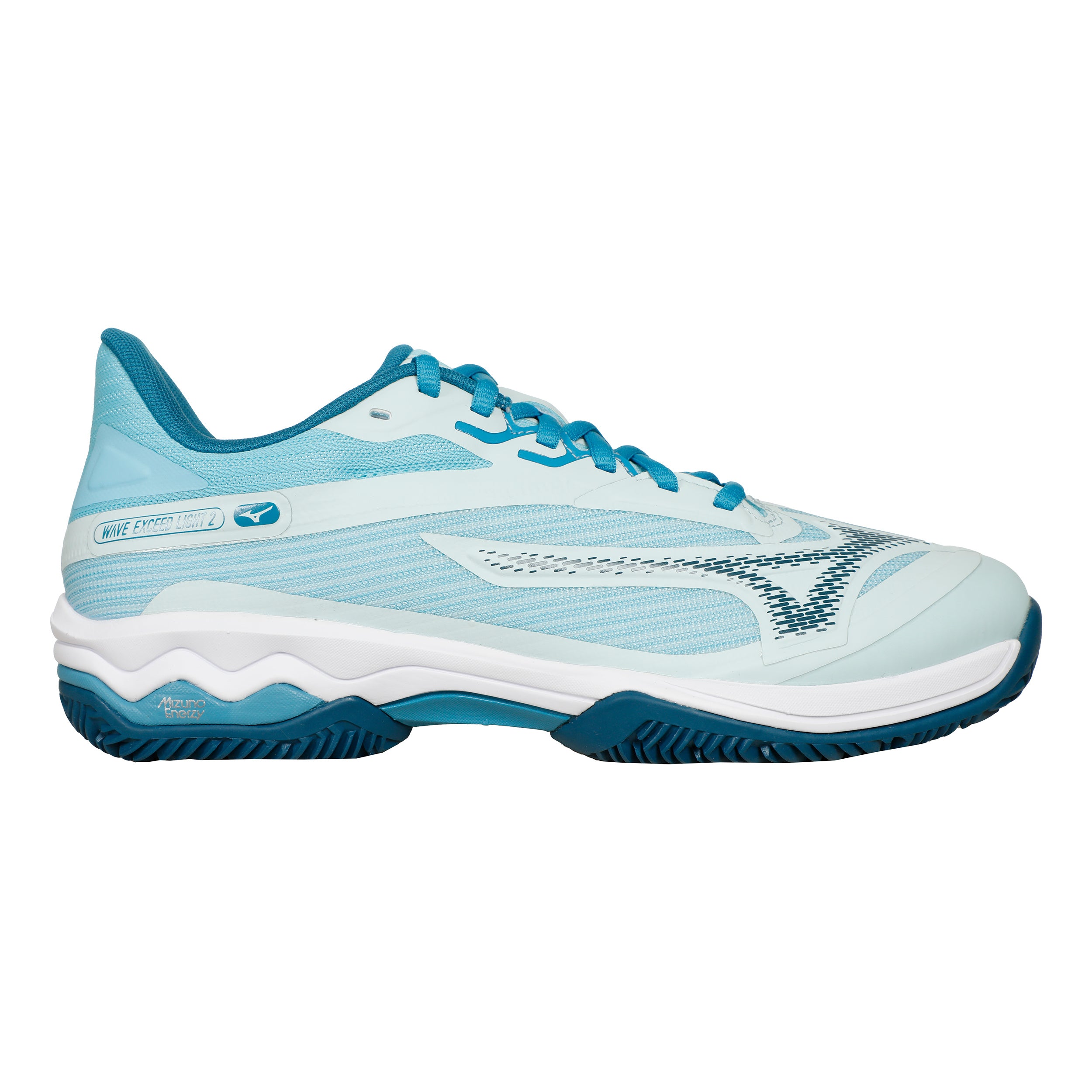 Wave Exceed Light 2 CLAY Clay court shoe Women - light blue, blue
