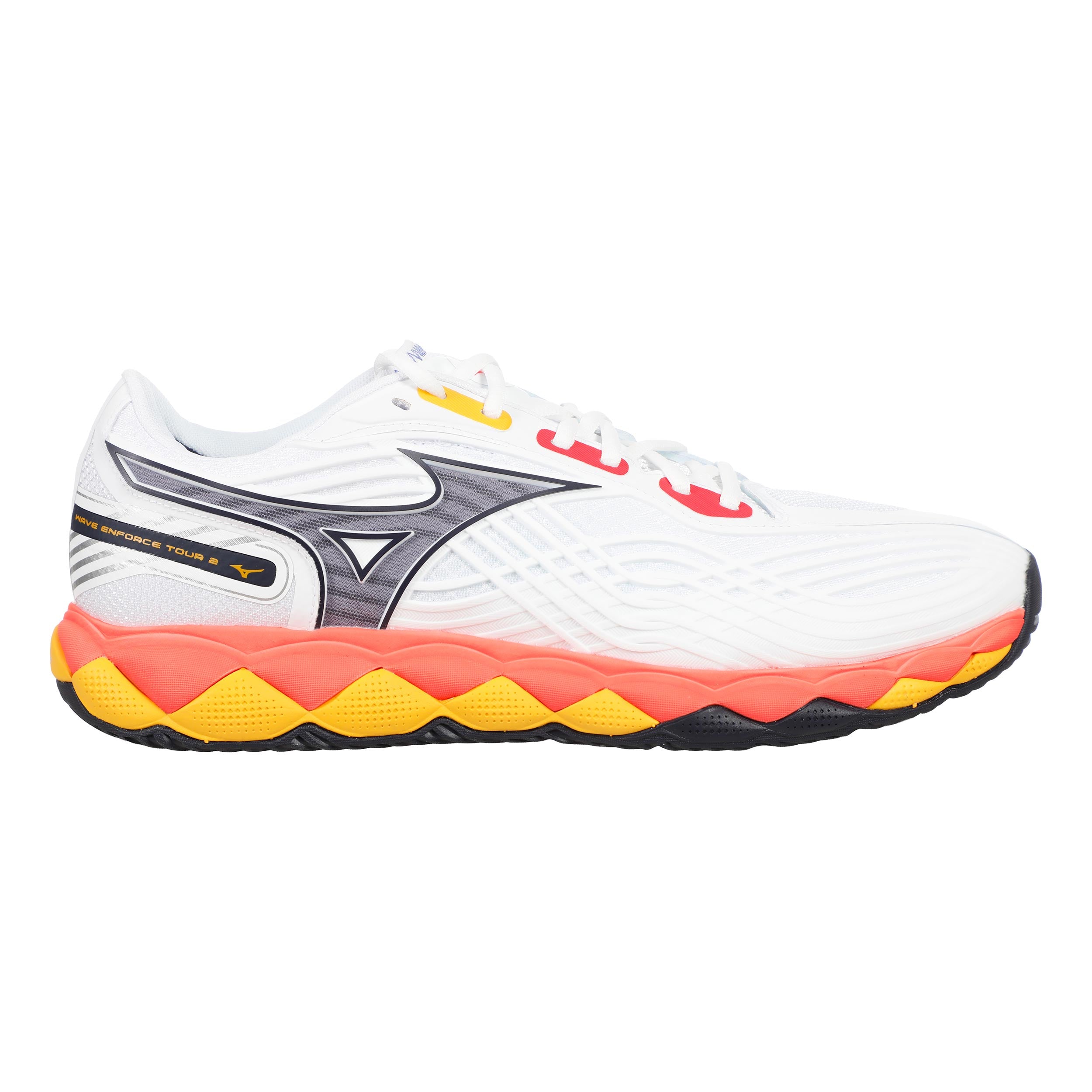 Wave Enforce Tour 2 All Court Shoe Men-White,Blue | Tennis-Point