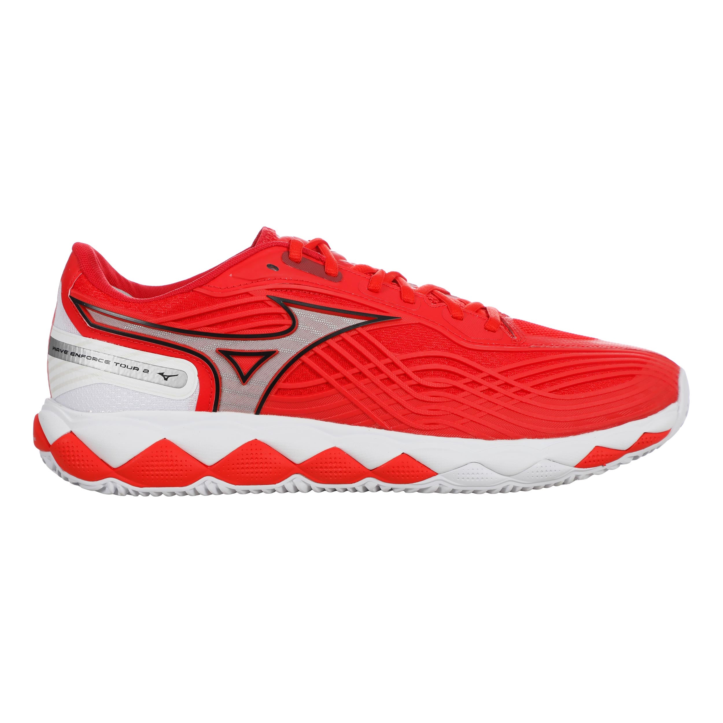 シューズ(男性用) Mr.akichibi WAVE ENFORCE TOUR OC 28.0 Wave Enforce Tour 2 Clay court shoe Men - red, white | Tennis-Point