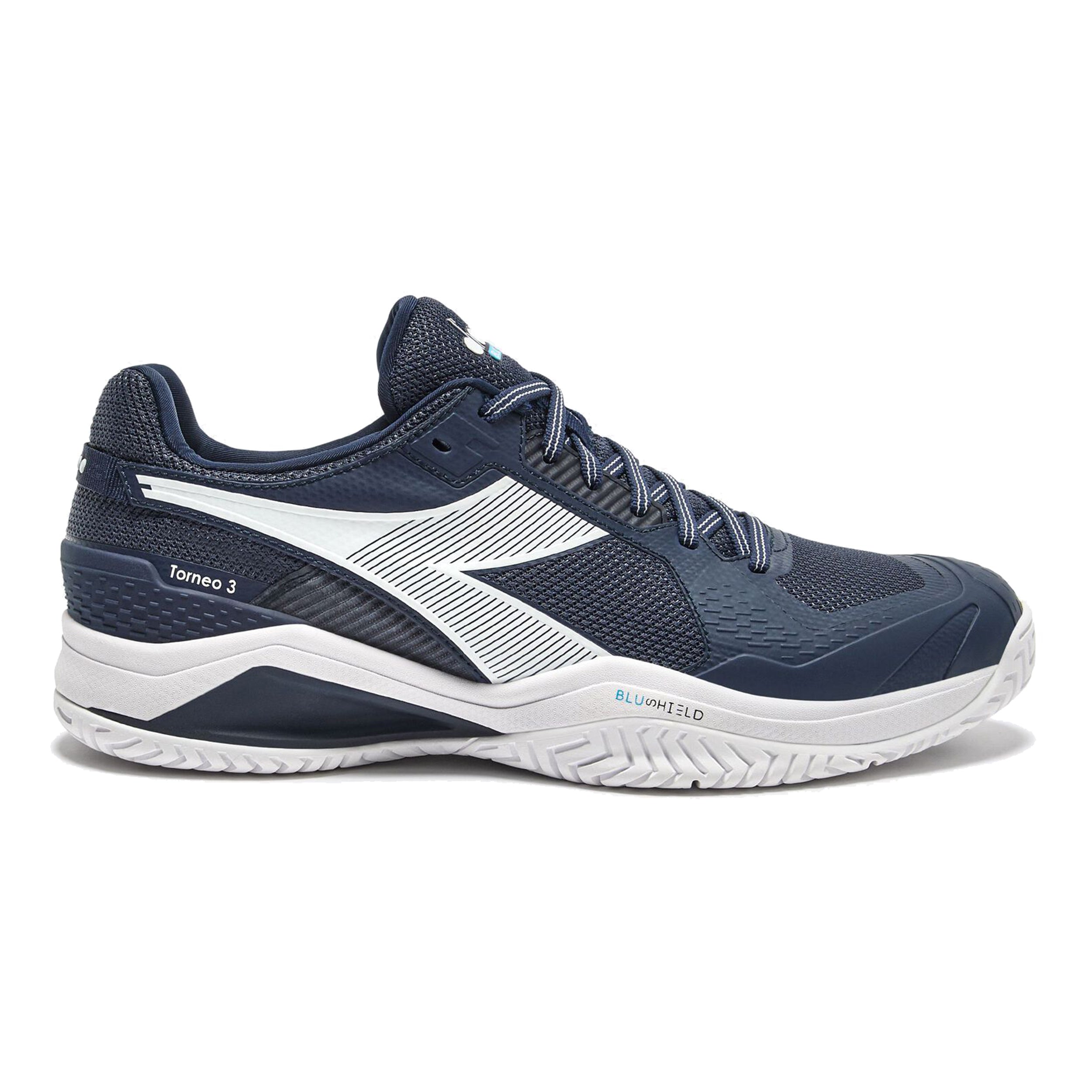 Blushield Torneo 3 Clay court shoe Men-dark blue,white | Tennis-Point