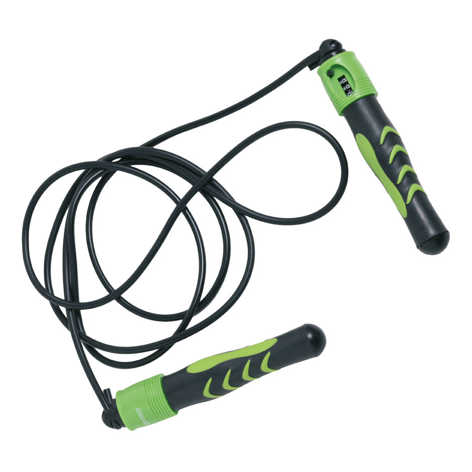 Schildkröt Fitness Skipping Rope With Counter-Green,Black Schildkröt Fitness Skipping Rope With Counter-Green,Black