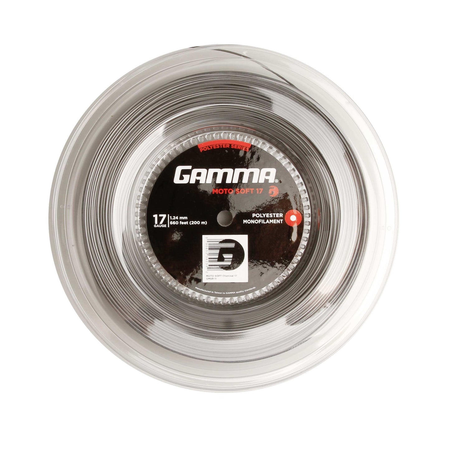 Gamma Moto Soft Charcoal String Reel 200m-Grey Gamma Moto Soft Charcoal String Reel 200m-Grey