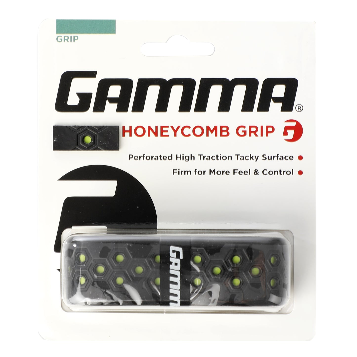 Gamma Honeycomb Cushion Grip 1 Pack-Black,Green Gamma Honeycomb Cushion Grip 1 Pack-Black,Green