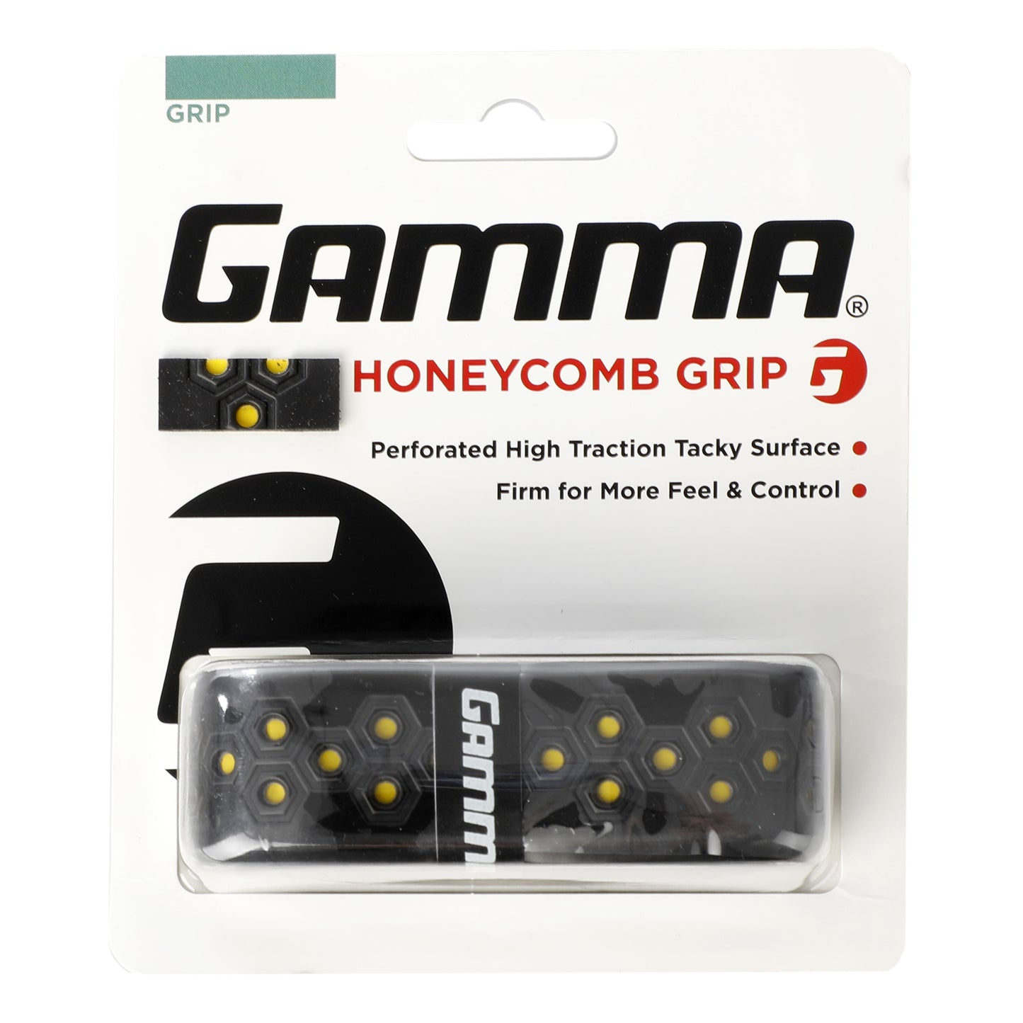 Gamma Honeycomb Cushion Grip 1 Pack - black Gamma Honeycomb Cushion Grip 1 Pack - black