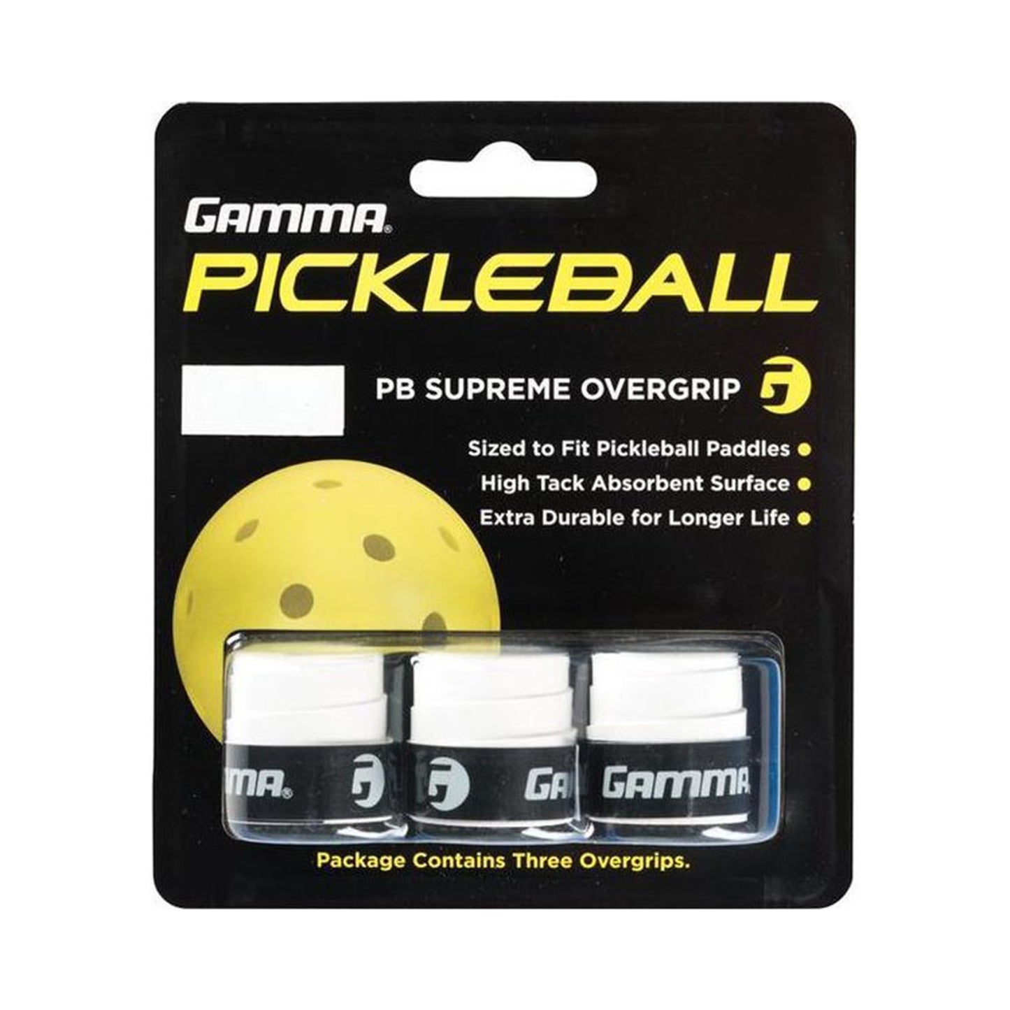 Gamma Pickleball Supreme-White Gamma Pickleball Supreme-White