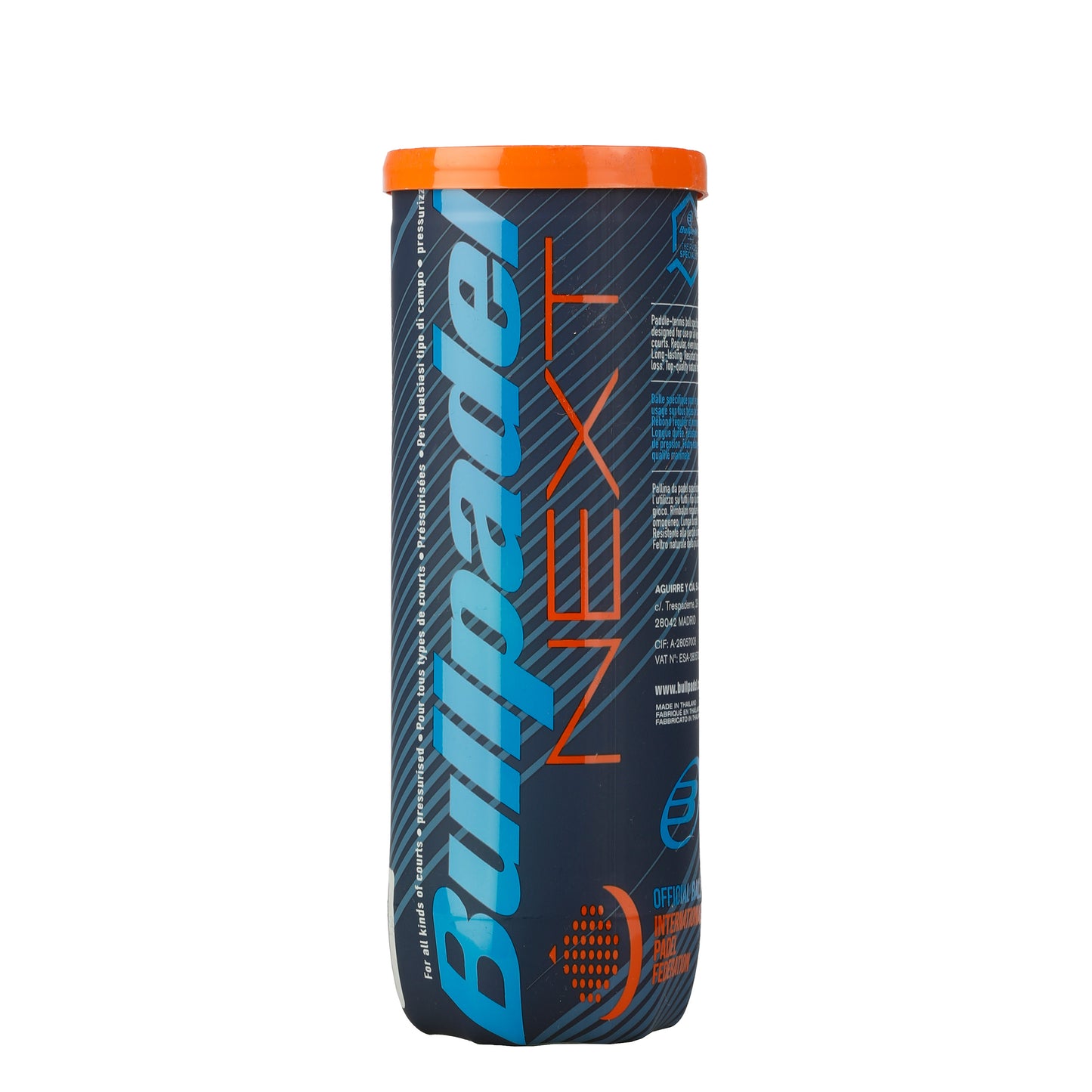 Bullpadel FIP Next Pro 3 Ball Tube Bullpadel FIP Next Pro 3 Ball Tube