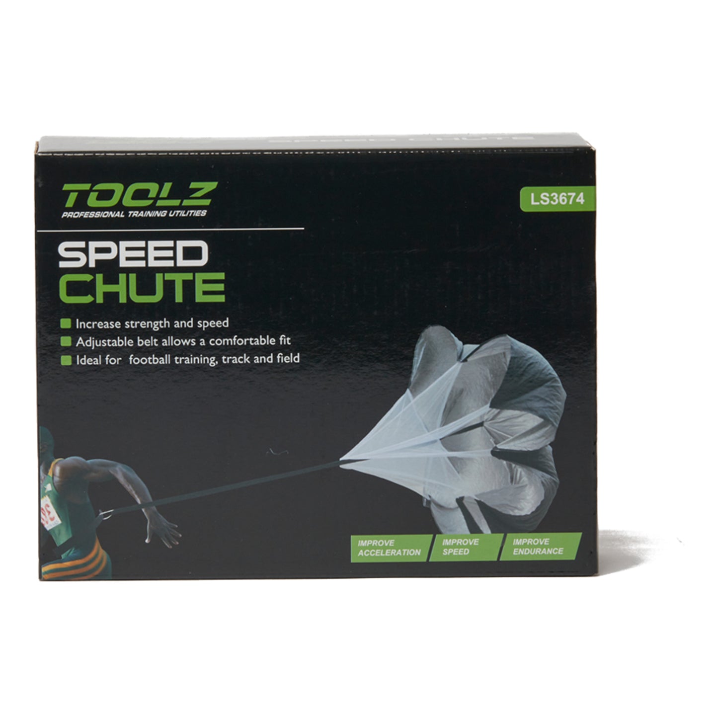 TOOLZ Speed Chute Training Device-Black TOOLZ Speed Chute Training Device-Black