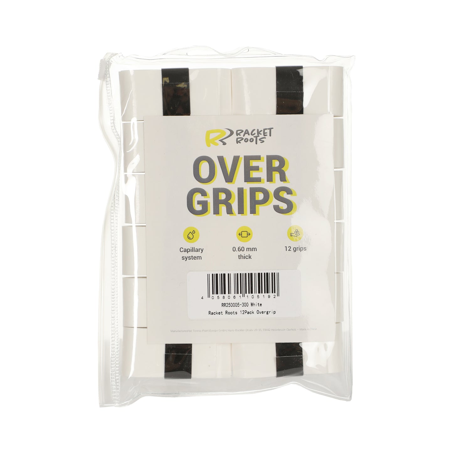 Racket Roots RR Grip 12 Pack - white Racket Roots RR Grip 12 Pack - white