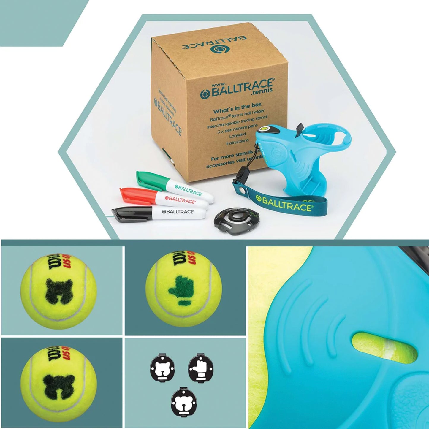 BallTrace Paws & Thumbs Ball Marker-Blue BallTrace Paws & Thumbs Ball Marker-Blue