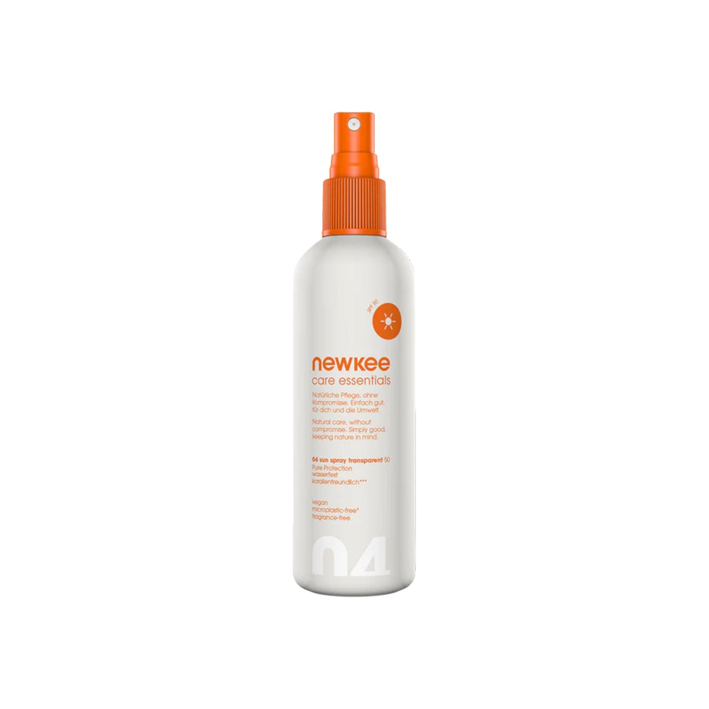 Newkee Sun Spray transparent 50 Cosmetics - white, orange Newkee Sun Spray transparent 50 Cosmetics - white, orange