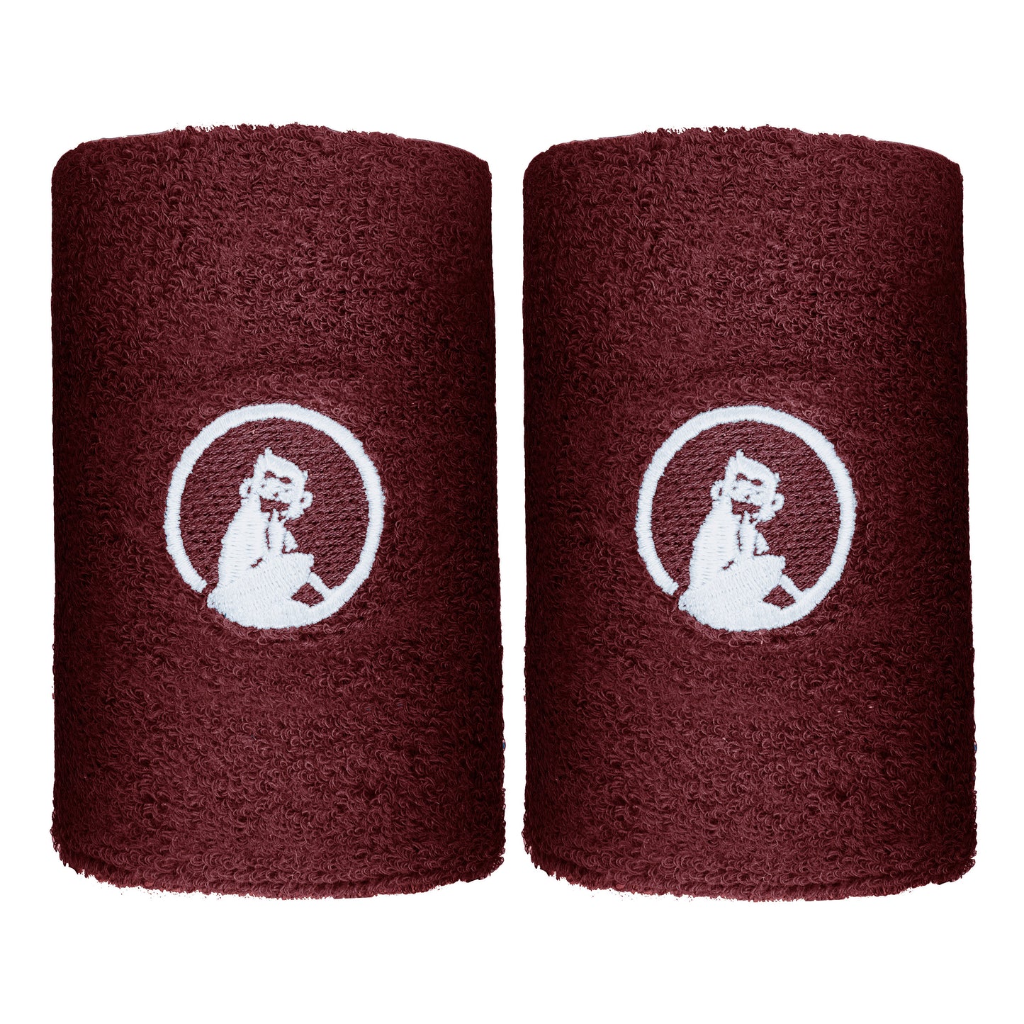 Quiet Please Wristband 2 Pack long - wine red Quiet Please Wristband 2 Pack long - wine red