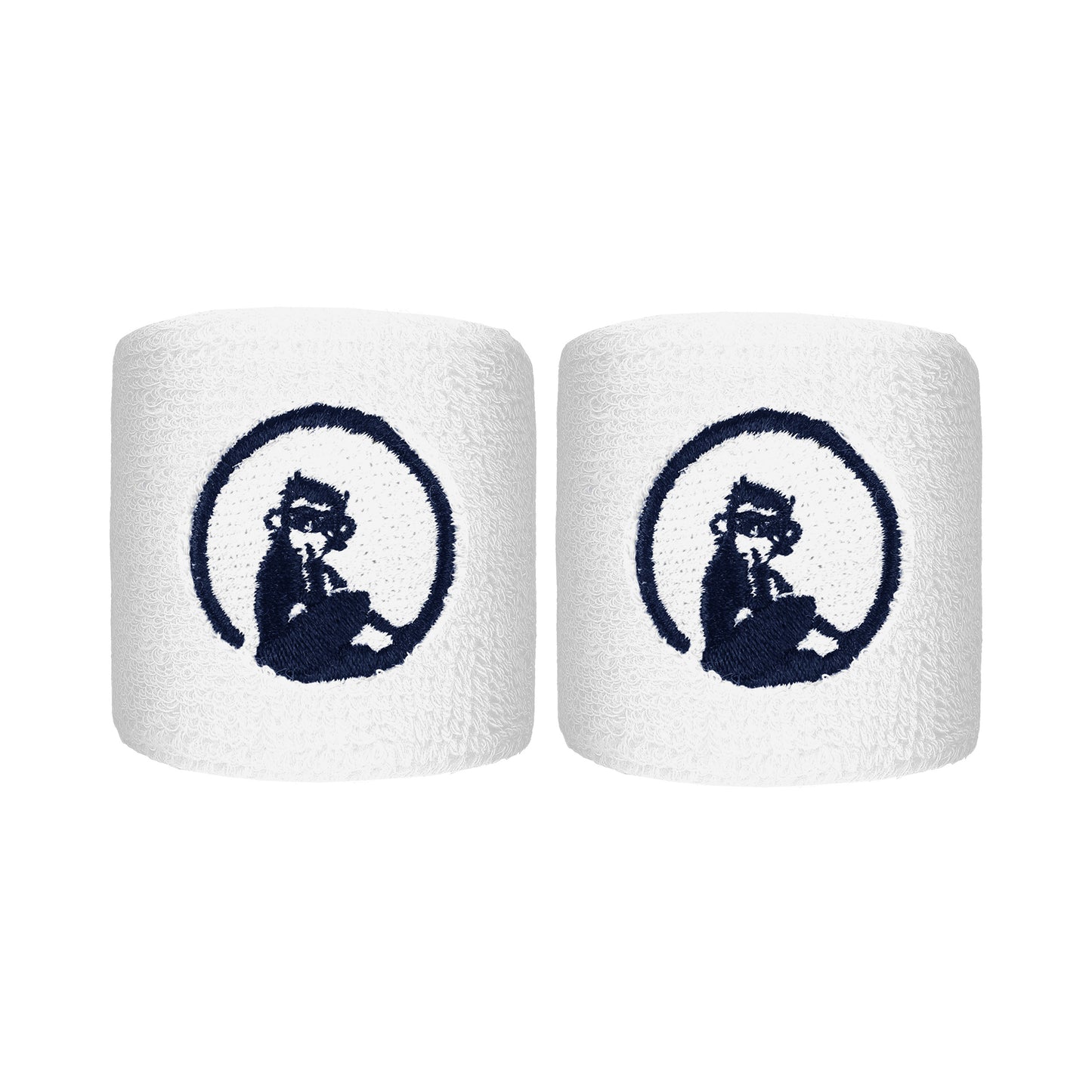 Quiet Please Wristband 2 Pack short - white, dark blue Quiet Please Wristband 2 Pack short - white, dark blue