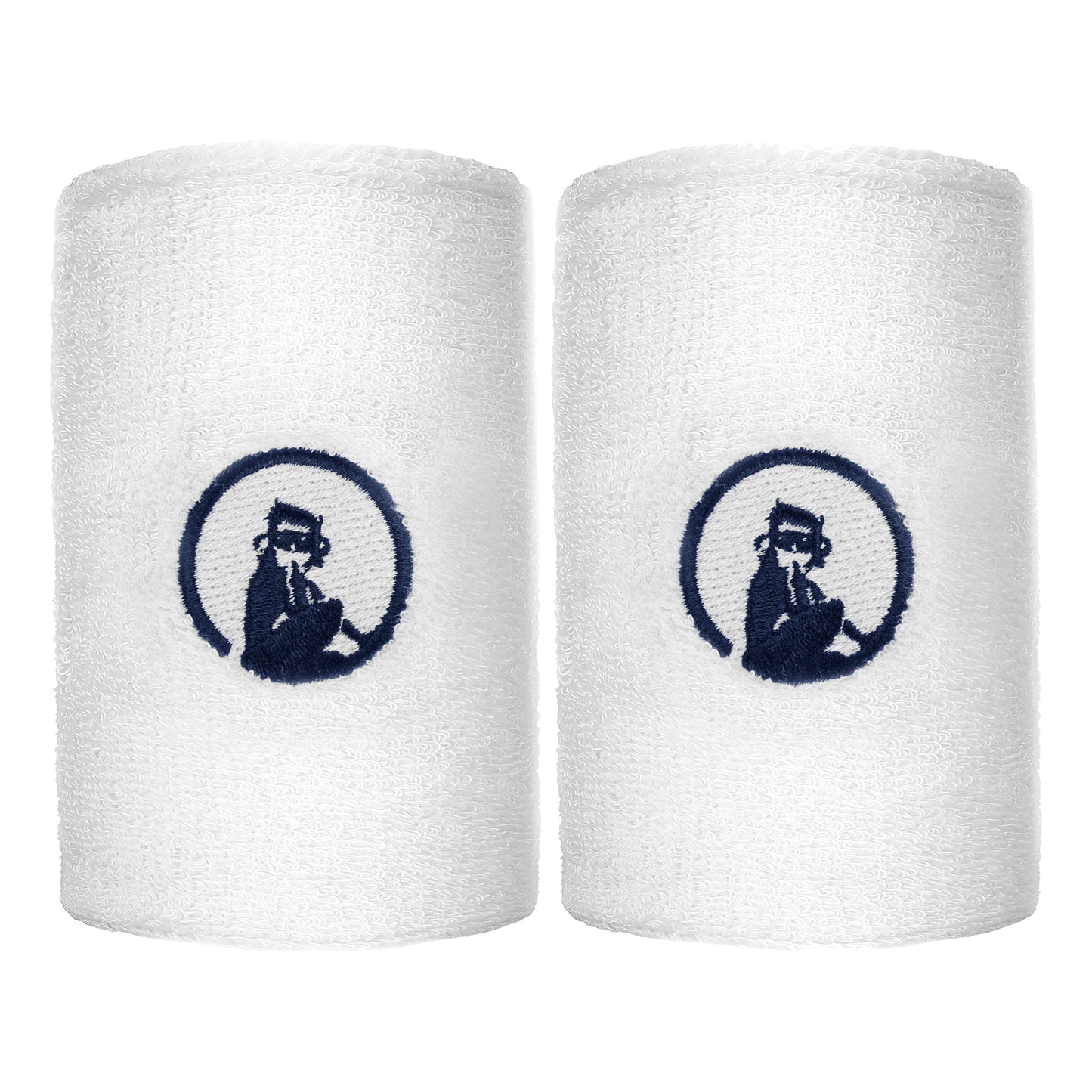Quiet Please Wristband 2 Pack long - white, dark blue Quiet Please Wristband 2 Pack long - white, dark blue