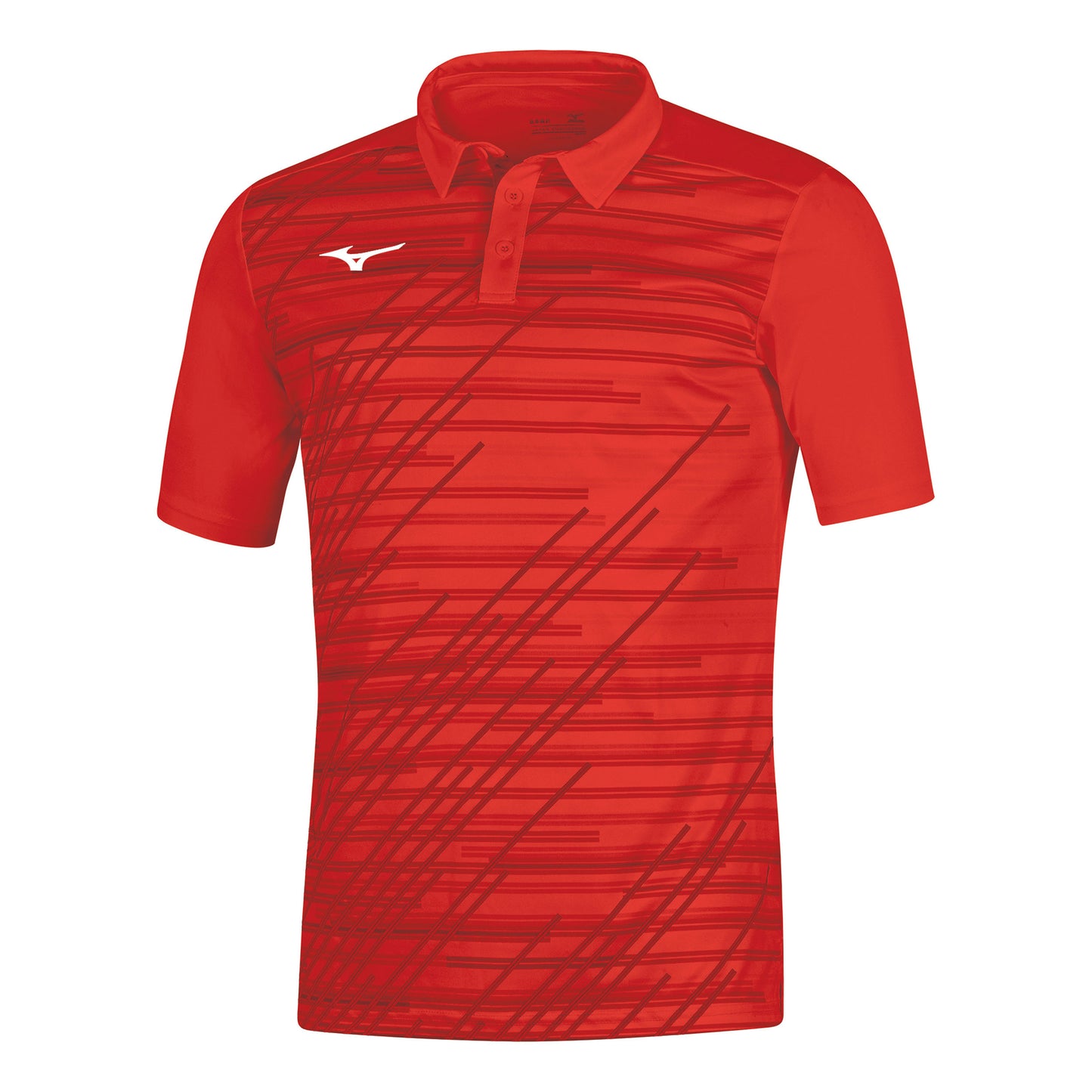 Mizuno Team Chiba Polo Men-red Mizuno Team Chiba Polo Men-red