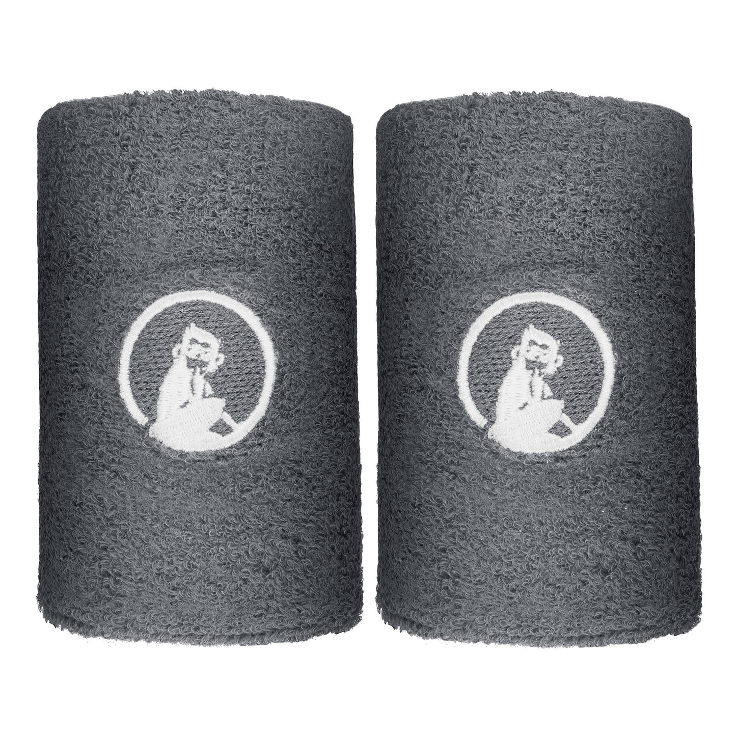 Quiet Please Wristband 2 Pack long - dark grey, white Quiet Please Wristband 2 Pack long - dark grey, white