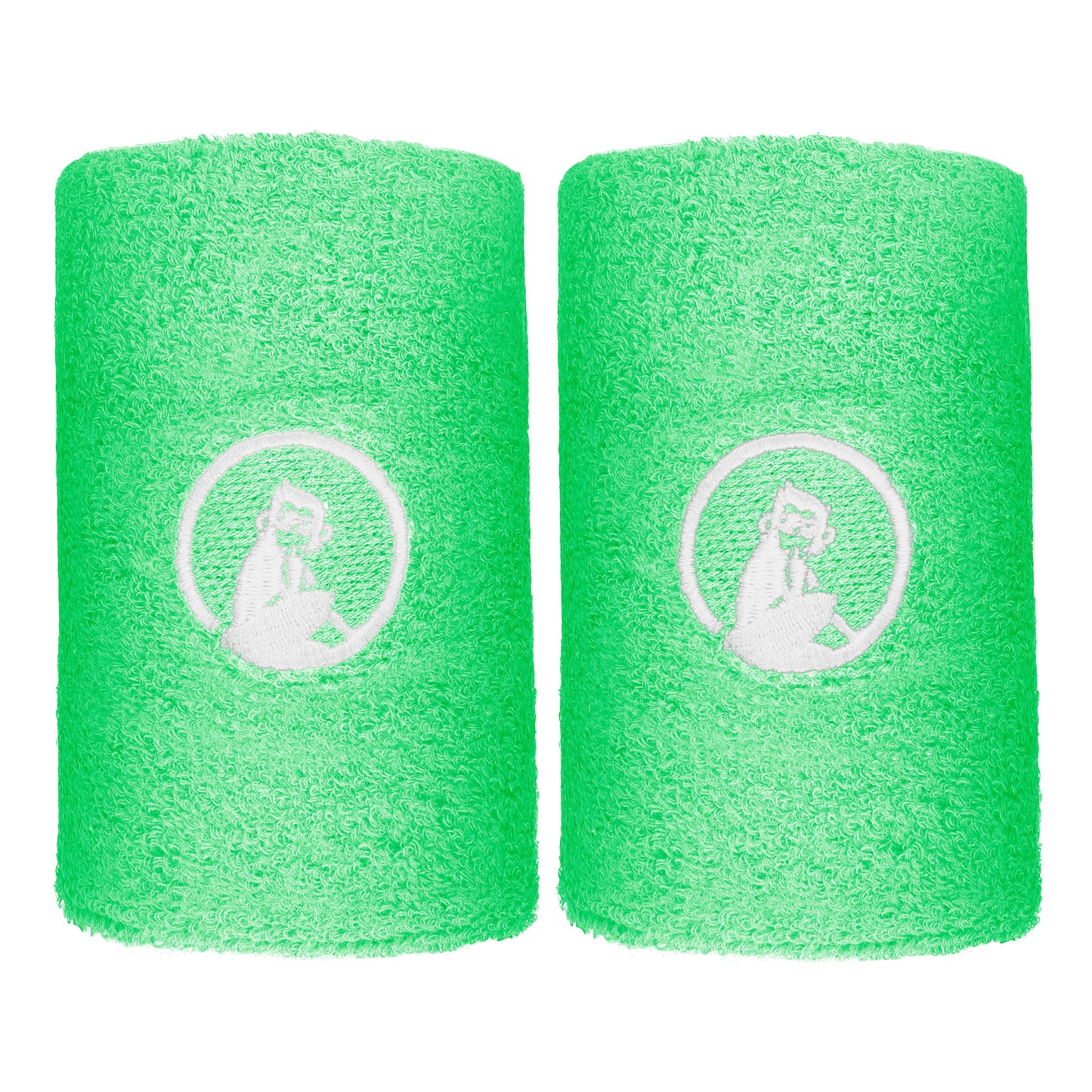 Quiet Please Wristband 2 Pack long - green, white Quiet Please Wristband 2 Pack long - green, white