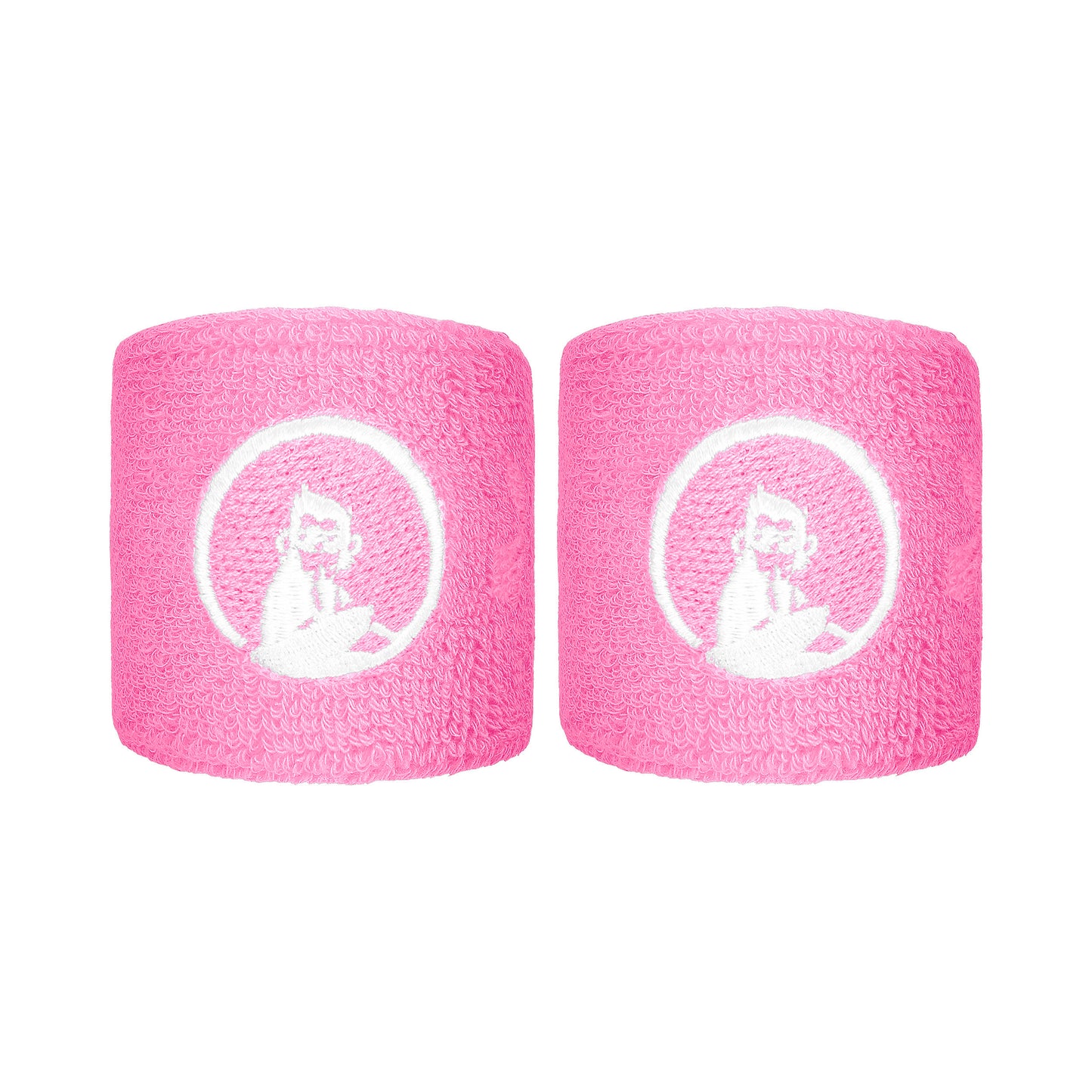 Quiet Please Wristband 2 Pack short - pink, white Quiet Please Wristband 2 Pack short - pink, white