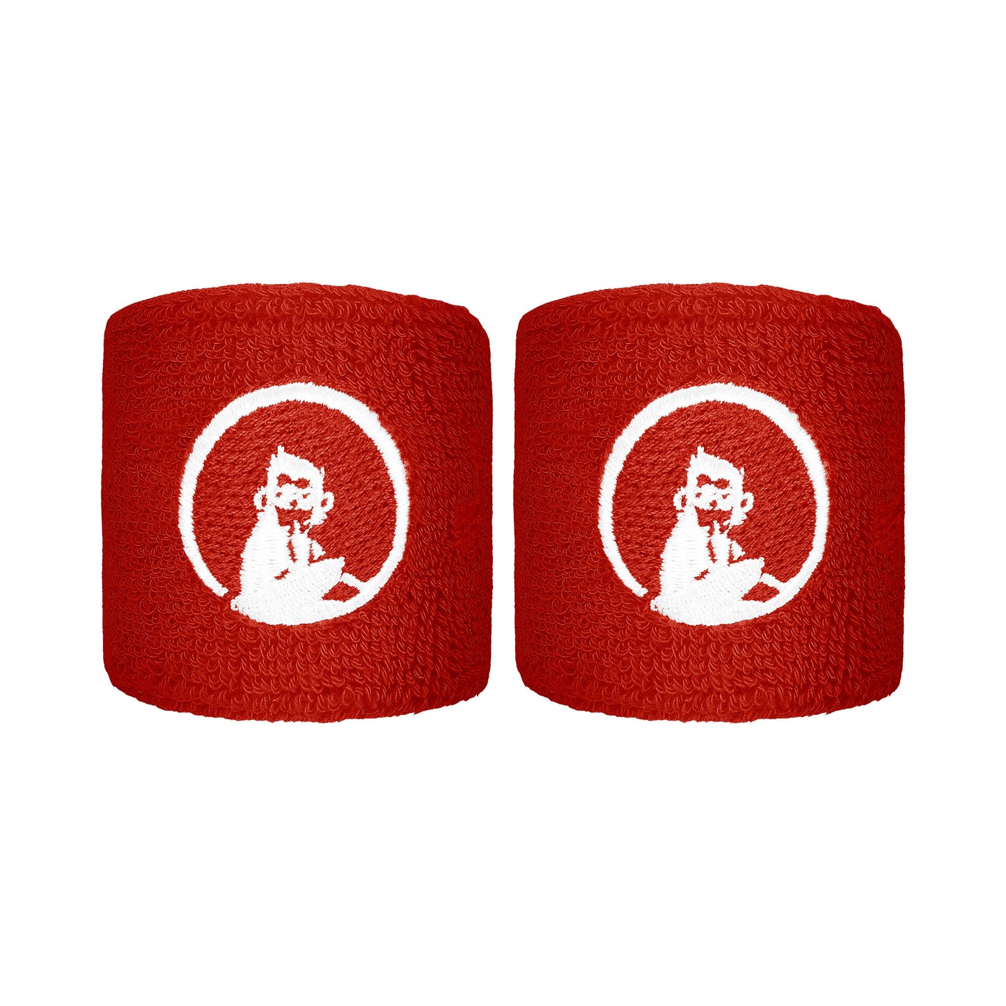 Quiet Please Wristband 2 Pack short - red, white Quiet Please Wristband 2 Pack short - red, white
