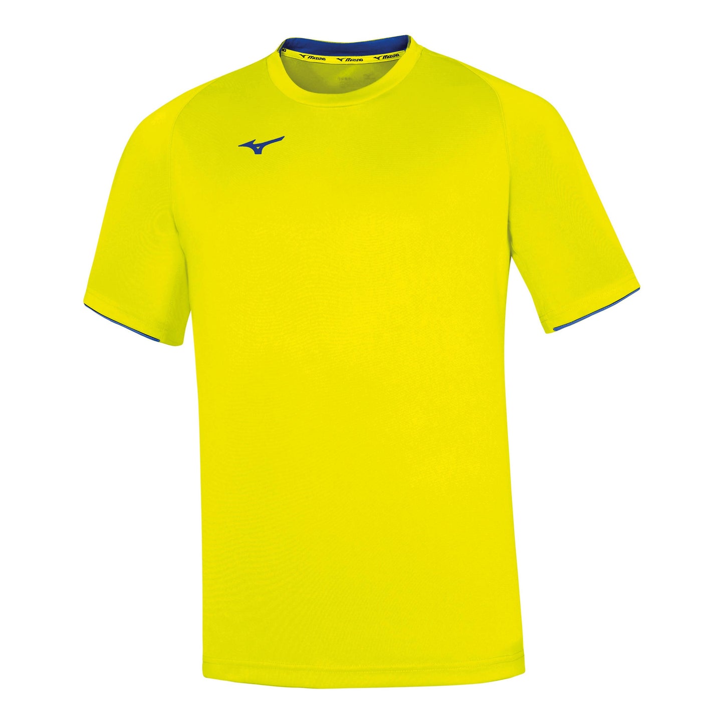 Mizuno Core T-Shirt Men - neon yellow, blue Mizuno Core T-Shirt Men - neon yellow, blue