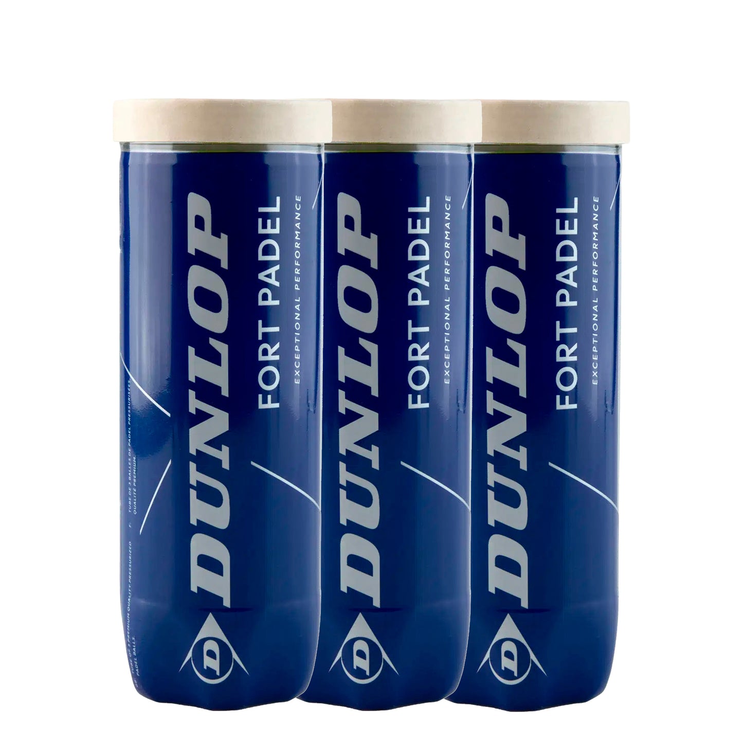 Dunlop 3x Ball 3 Tube Fort Padel Dunlop 3x Ball 3 Tube Fort Padel