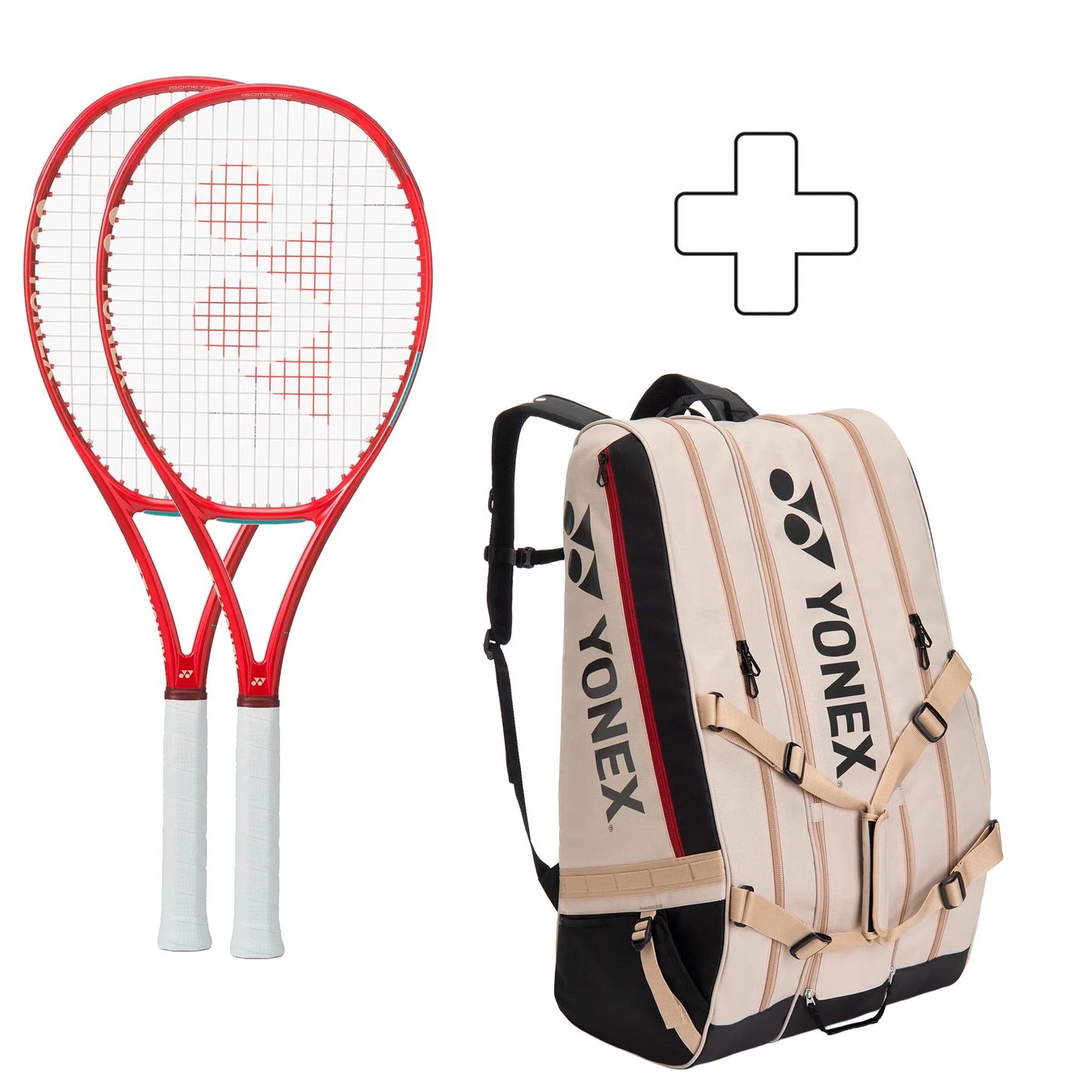 Yonex 2 x VCORE 98 (2026) plus tennis bag Yonex 2 x VCORE 98 (2026) plus tennis bag