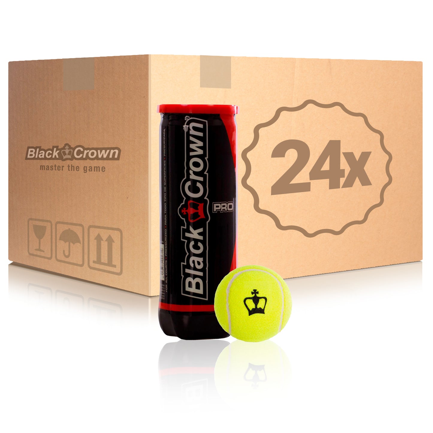 Black Crown 24x 3 Ball Tube Pro in a box Black Crown 24x 3 Ball Tube Pro in a box