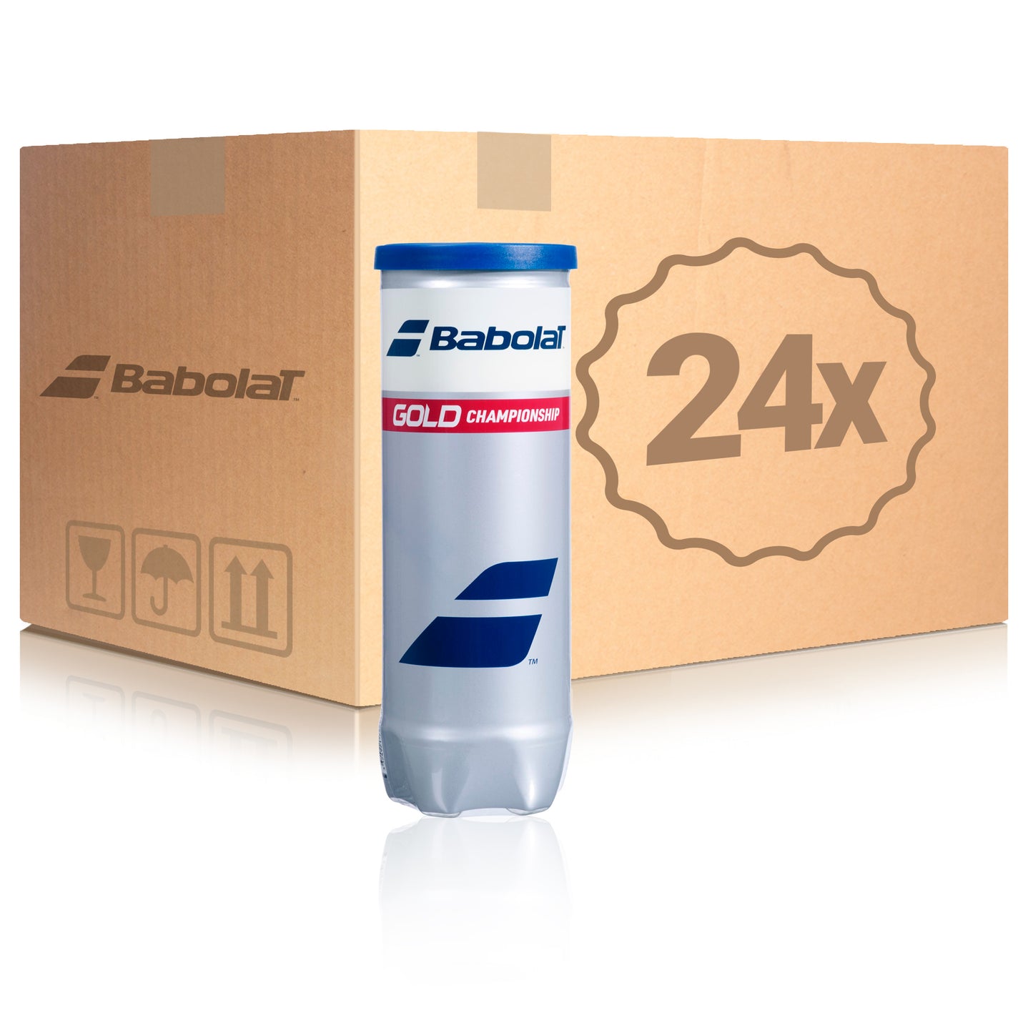 Babolat 24x 3 Ball Tube in a box Babolat 24x 3 Ball Tube in a box