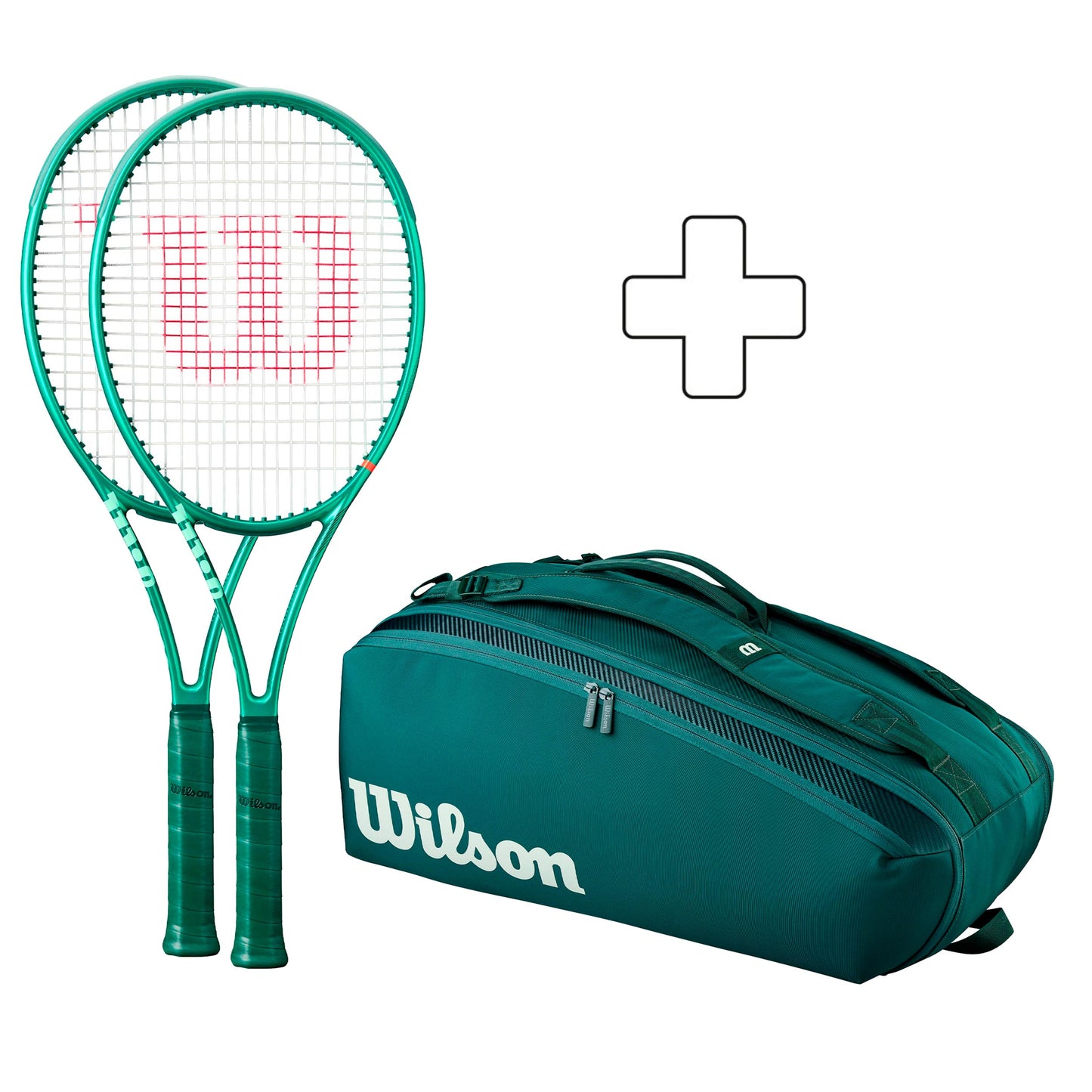 Wilson 2 x Blade 98 18X20 v10 plus tennis bag Wilson 2 x Blade 98 18X20 v10 plus tennis bag