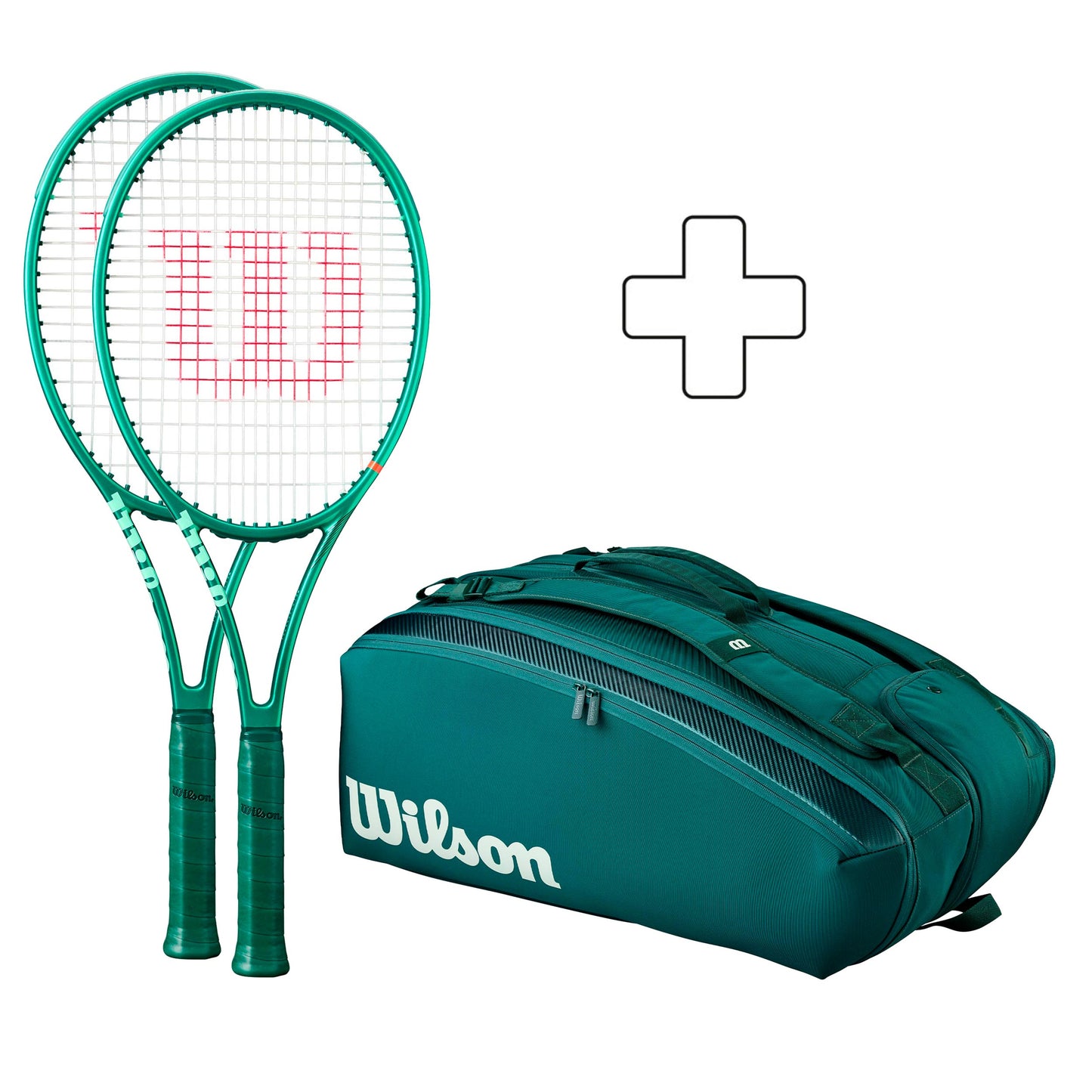 Wilson 2 x Blade 98 Pro 16X19 V10 plus racket bag Wilson 2 x Blade 98 Pro 16X19 V10 plus racket bag