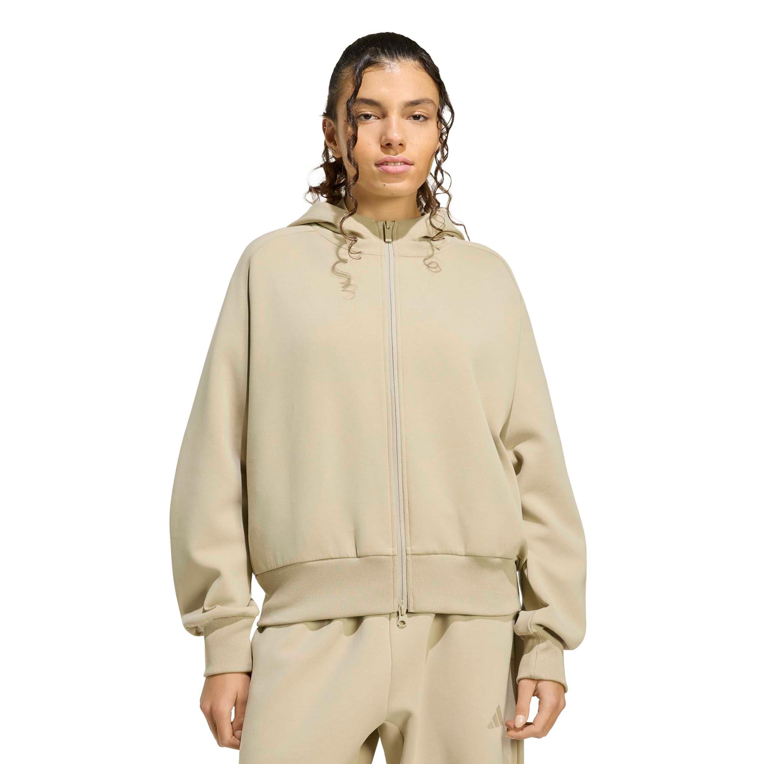 Lux Zip Hoodie Women - beige | Tennis-Point
