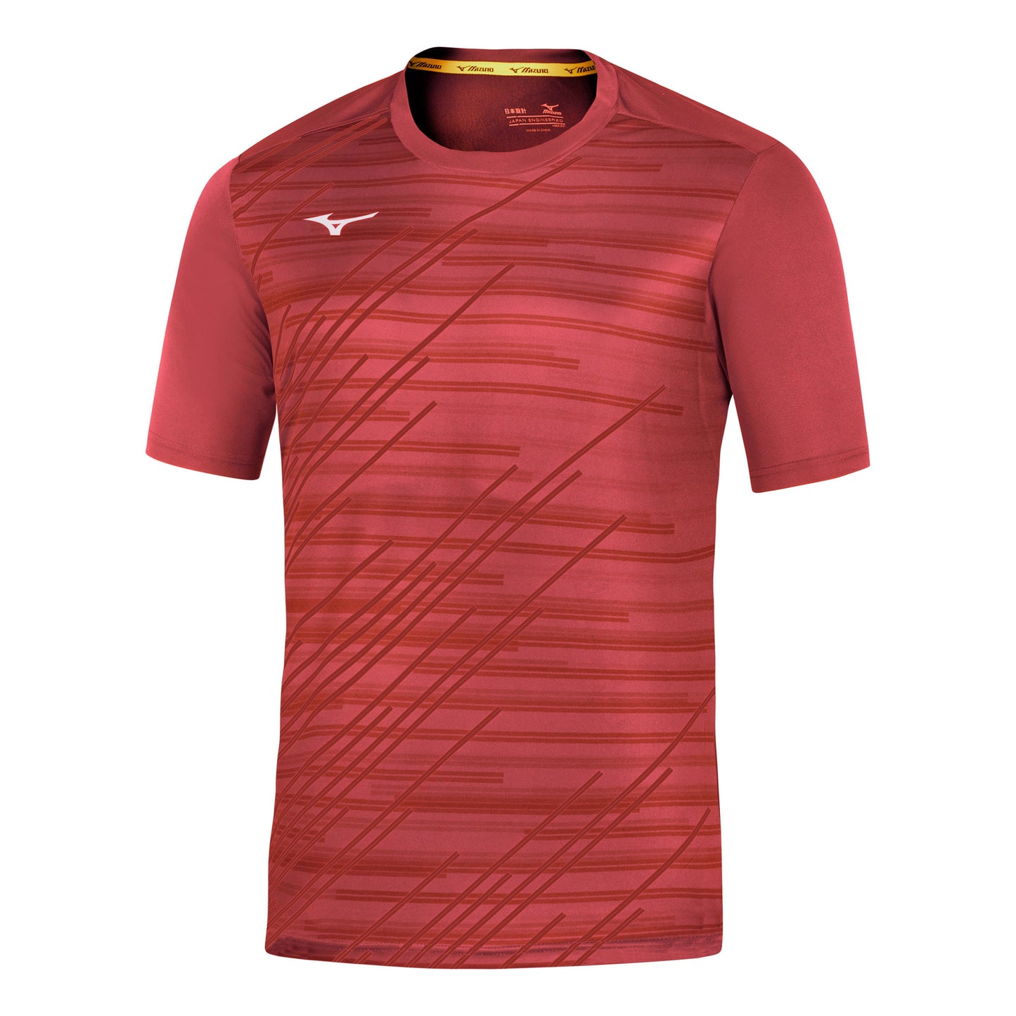Mizuno Team Chiba T-Shirt Men-red Mizuno Team Chiba T-Shirt Men-red