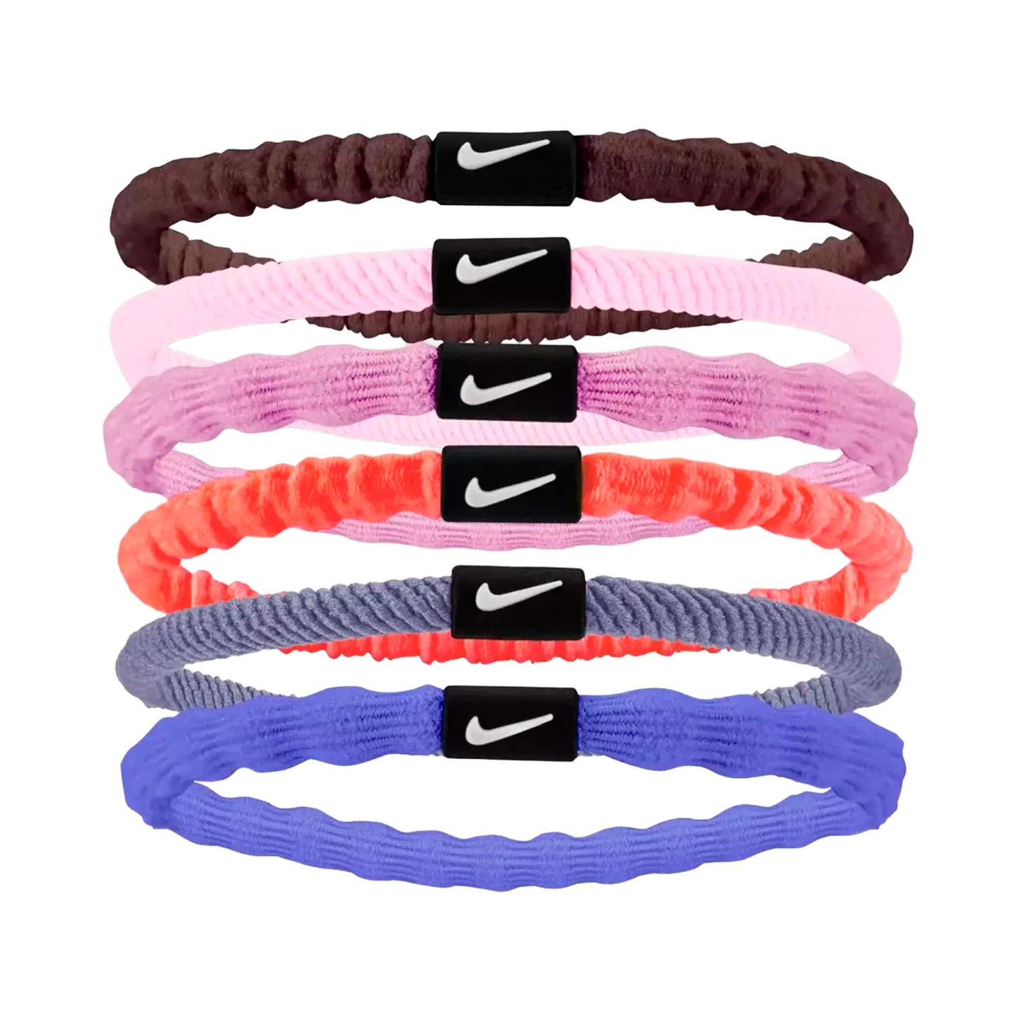 Nike Flex Hair Tie Hair band 6 Pack Unisex - pink, white Nike Flex Hair Tie Hair band 6 Pack Unisex - pink, white